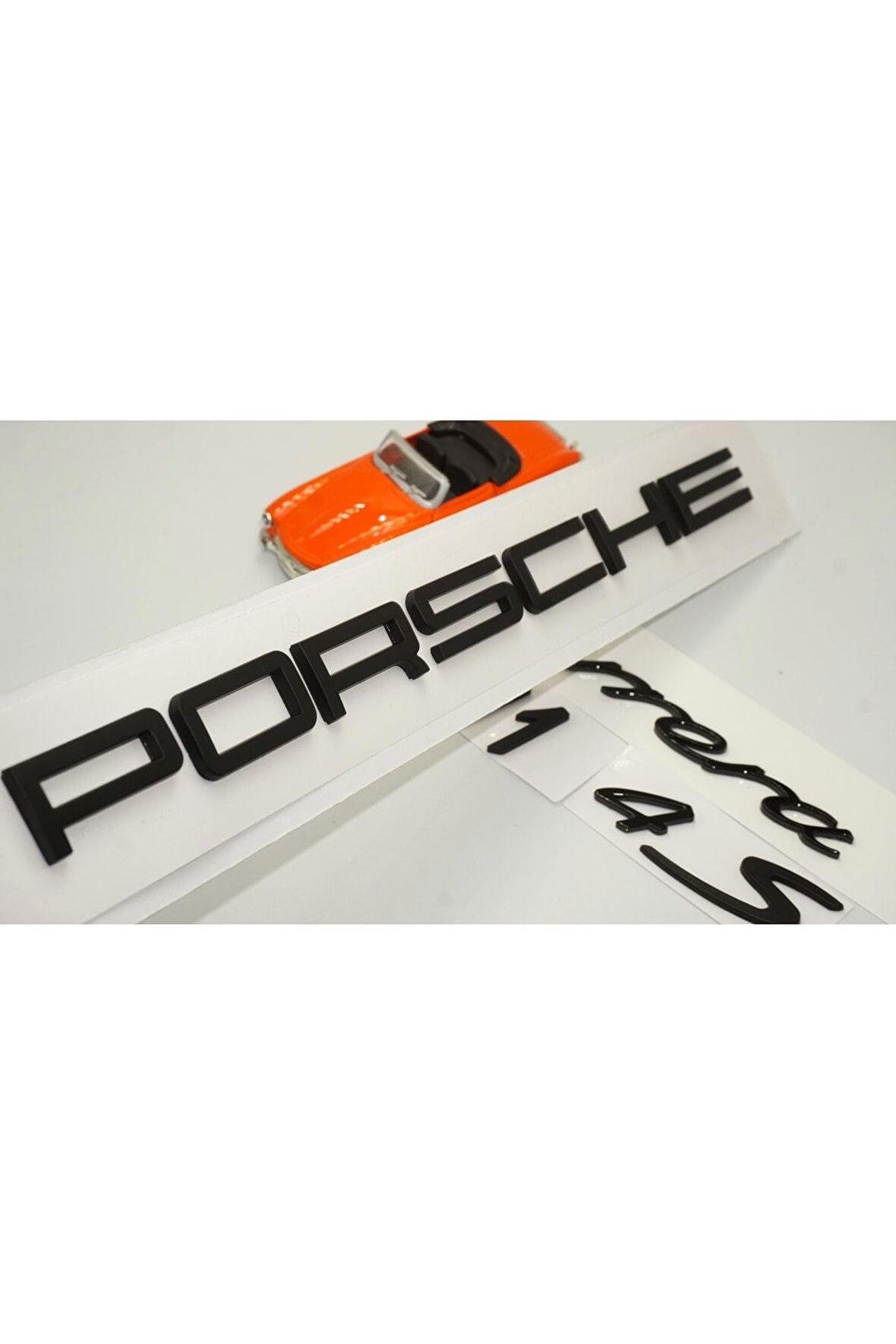 Porsche Carrera 911 4s Uyumlu Bagaj 3m 3d Abs Yazı Logo Amblem Seti