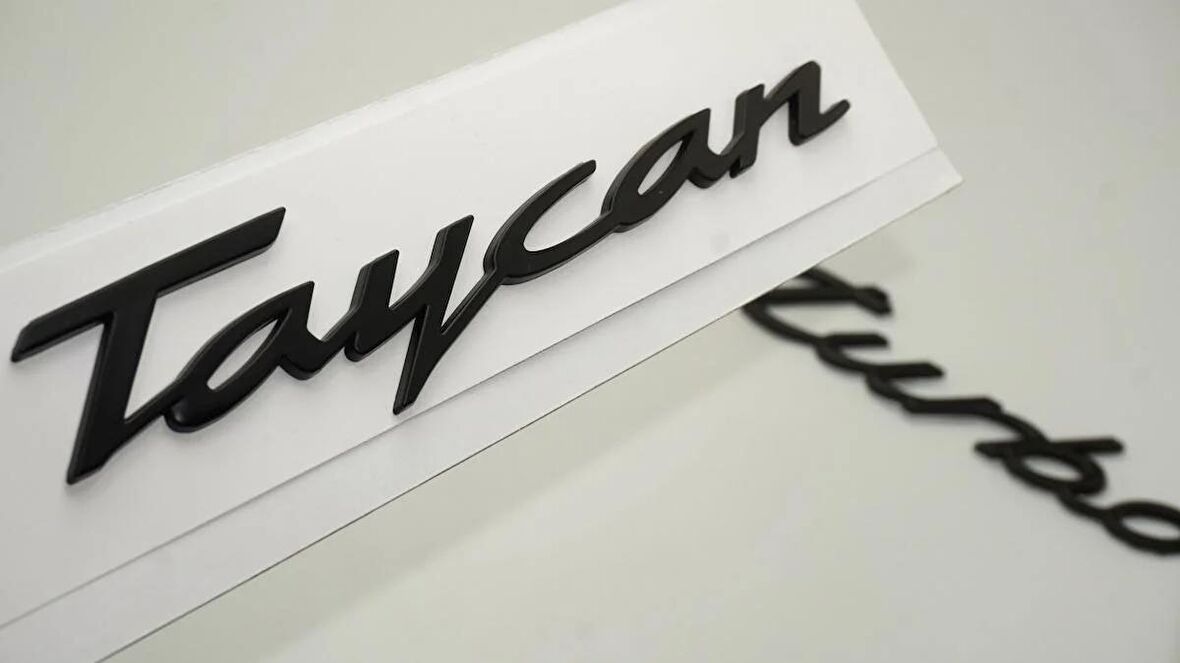DK Tuning Porsche Taycan Turbo Bagaj 3M 3D ABS Yazı Logo Amblem Seti