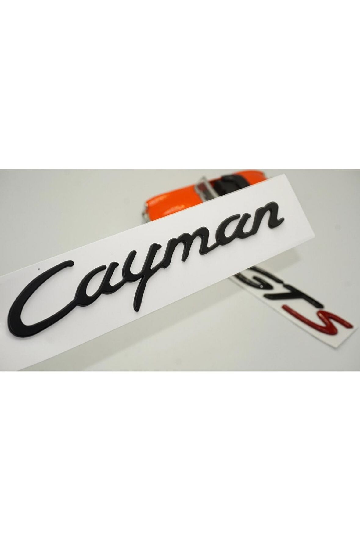 Uyumlu Porsche Cayman Gts Bagaj 3m 3d Abs Yazı Logo Amblem Seti