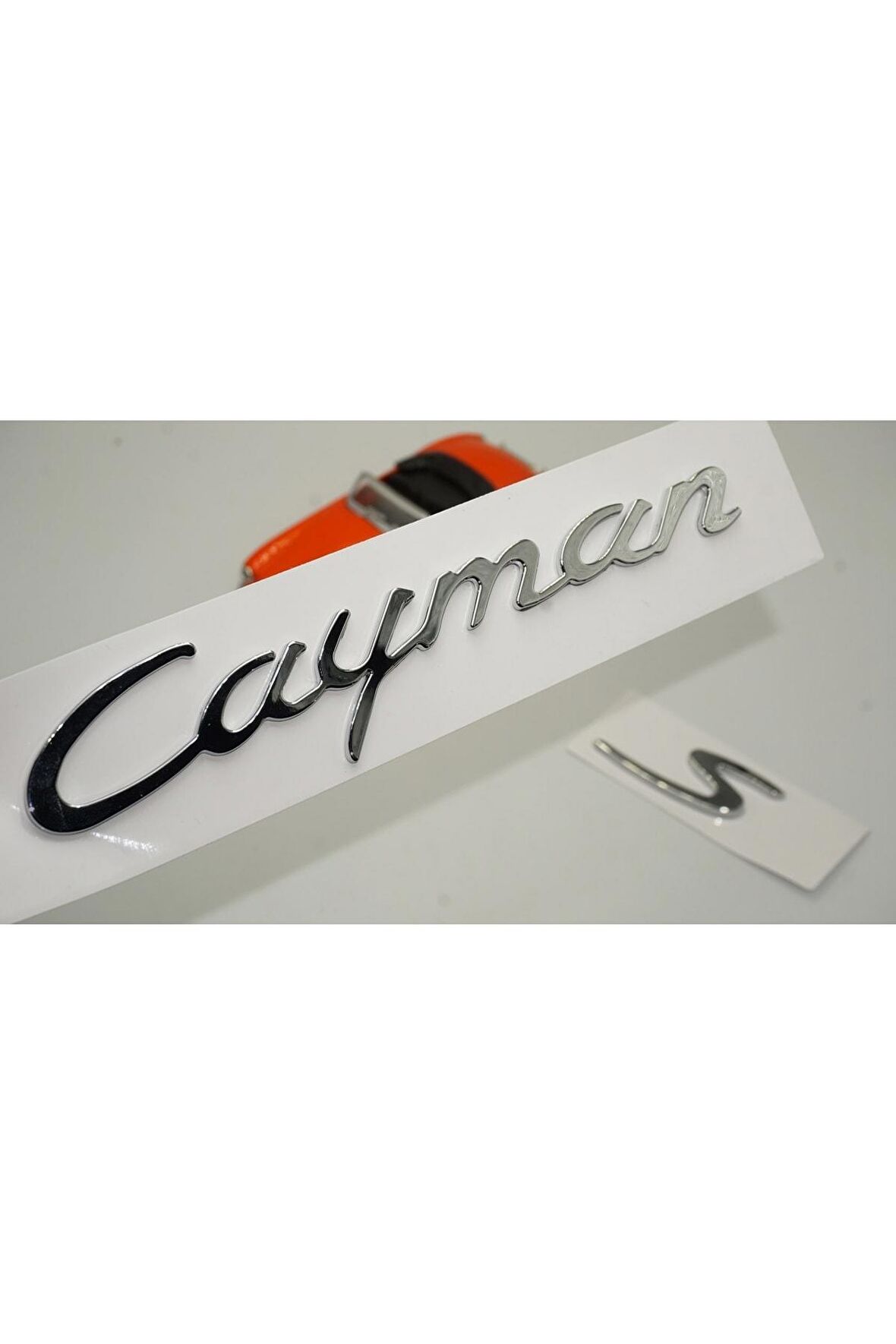 Porsche Cayman S Uyumlu    Bagaj 3m 3d Abs Yazı Logo Amblem Seti