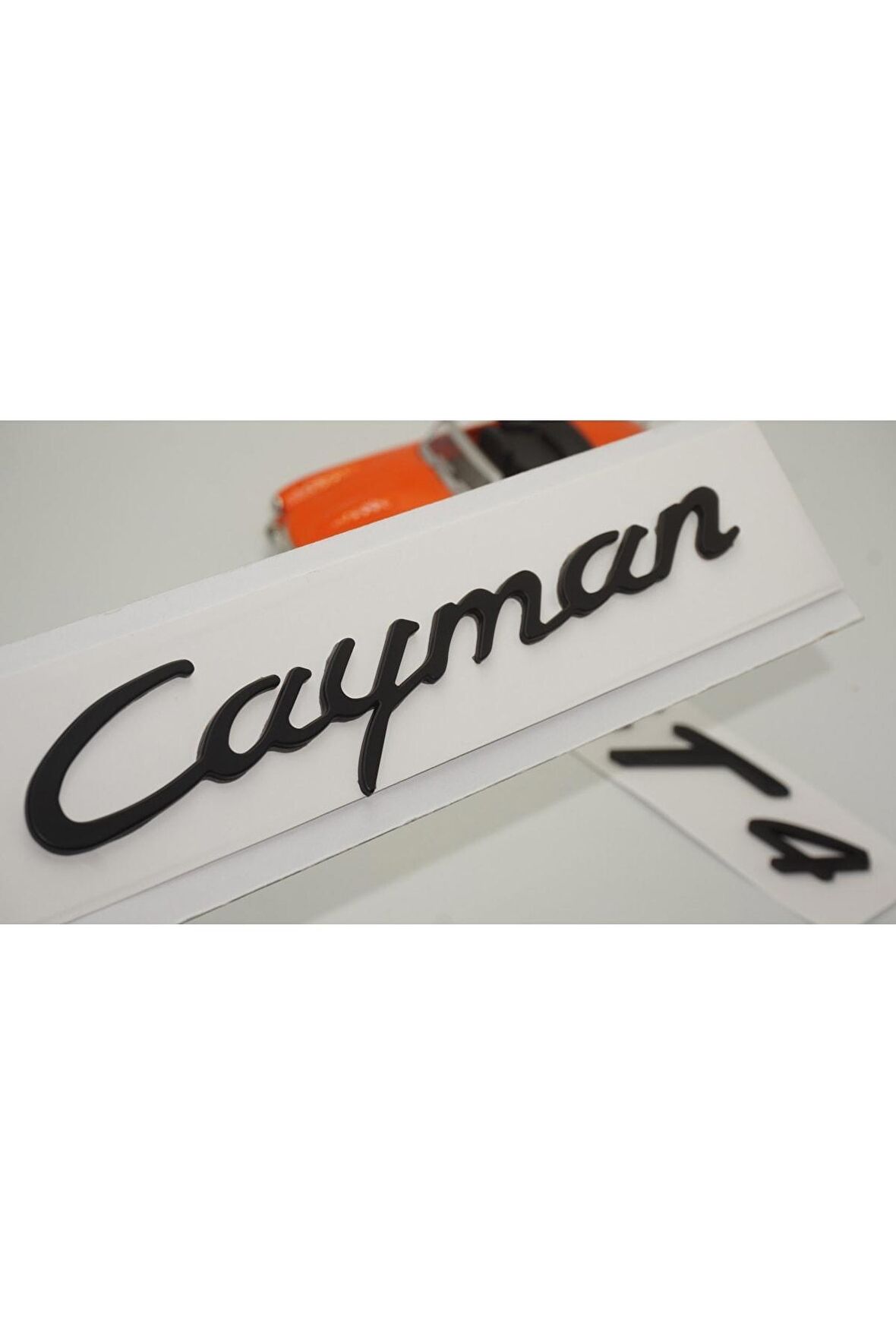 Porsche Cayman Gt4 Bagaj 3m 3d Abs Yazı Logo Amblem Seti-uyumlu