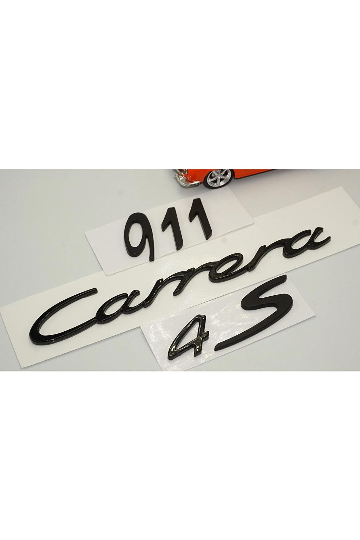 Porsche 911 Carrera 4s  Uyumlu Bagaj 3m 3d Abs Yazı Logo Amblem Seti
