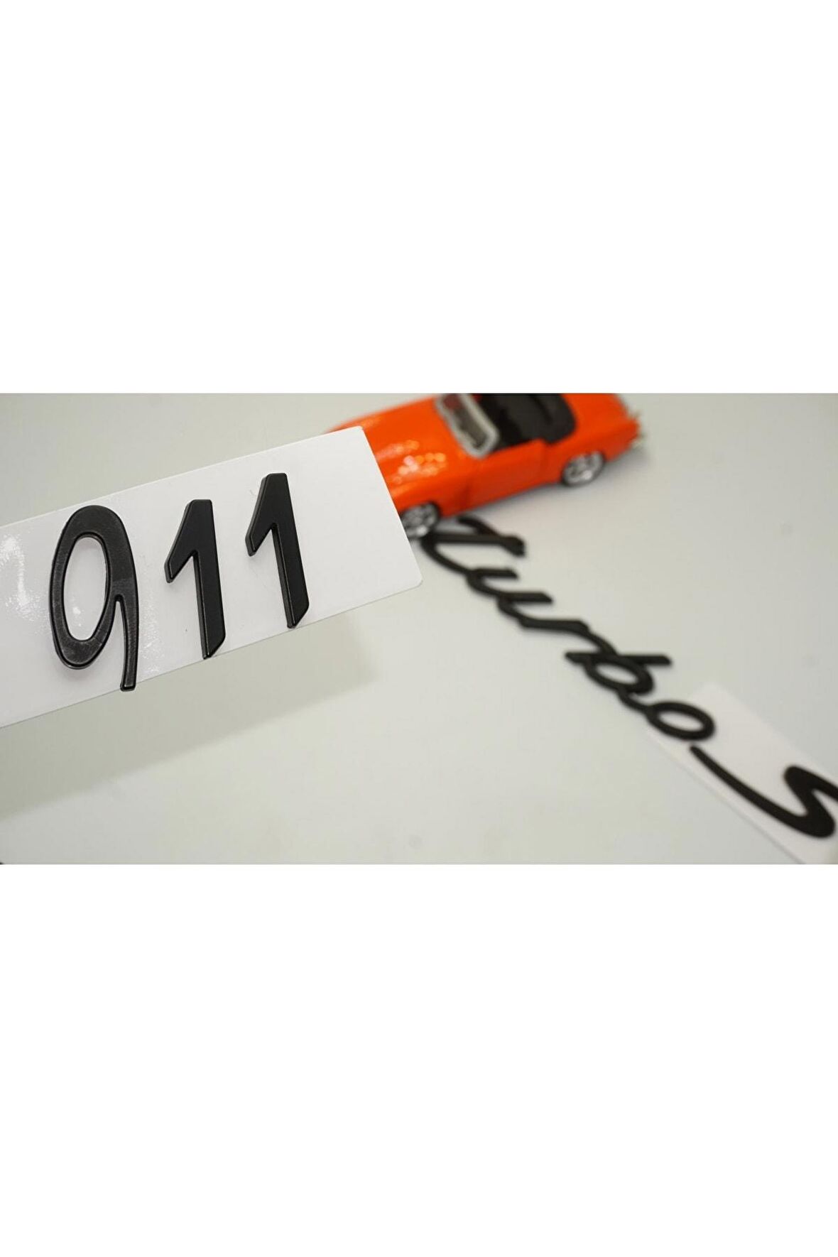 Porsche 911 Turbo S Bagaj 3m 3d Abs Yazı Logo Amblem Seti