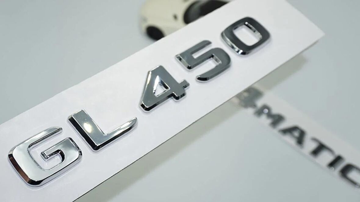 DK Tuning GL450 4Matic Bagaj Krom ABS Yazı Logo Benz İle Uyumlu