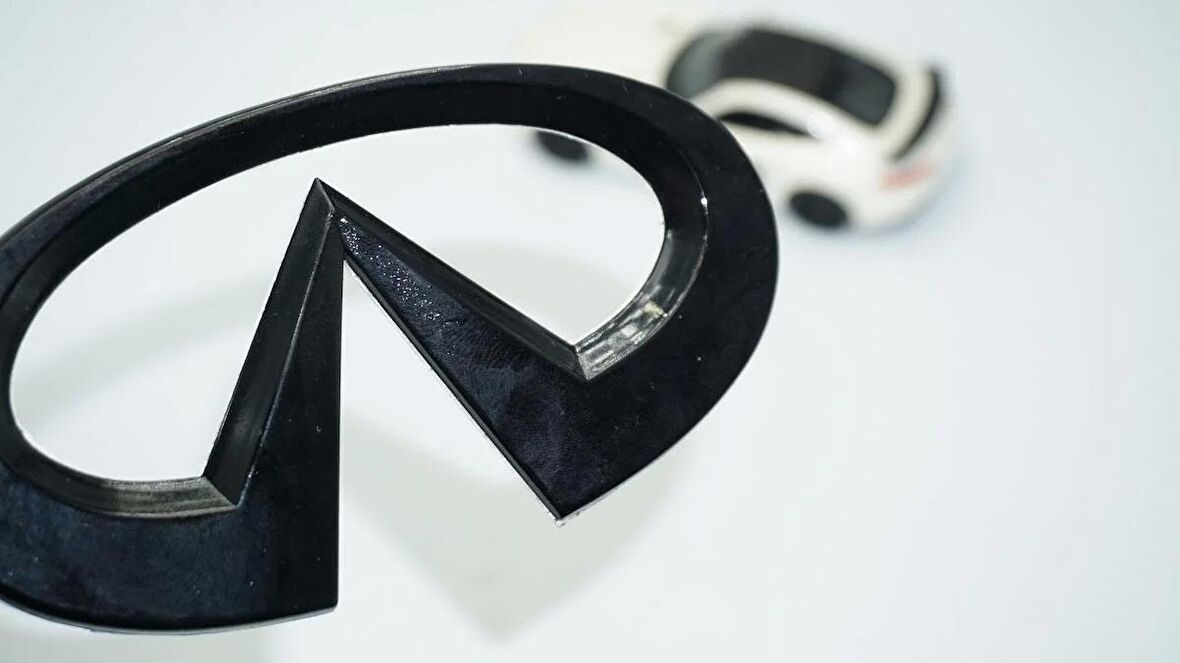 DK Tuning İnfiniti Bagaj Siyah ABS 3M 3D Yazı Logo