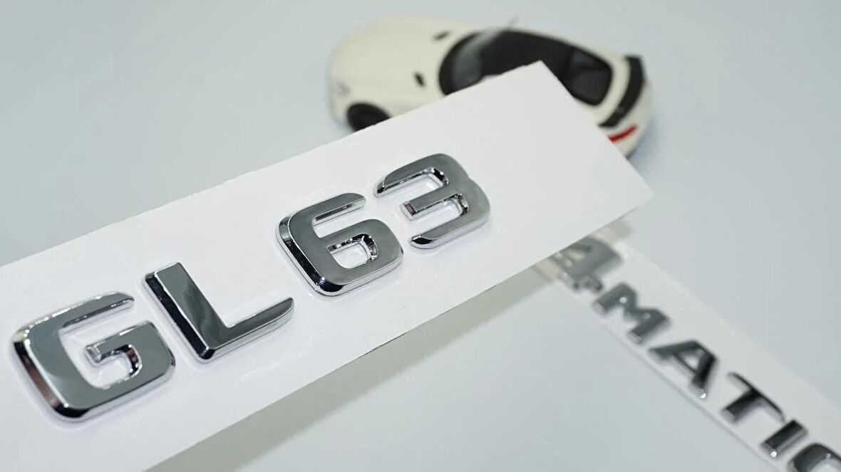 DK Tuning GL63 4Matic Bagaj Krom ABS Yazı Logo Benz İle Uyumlu
