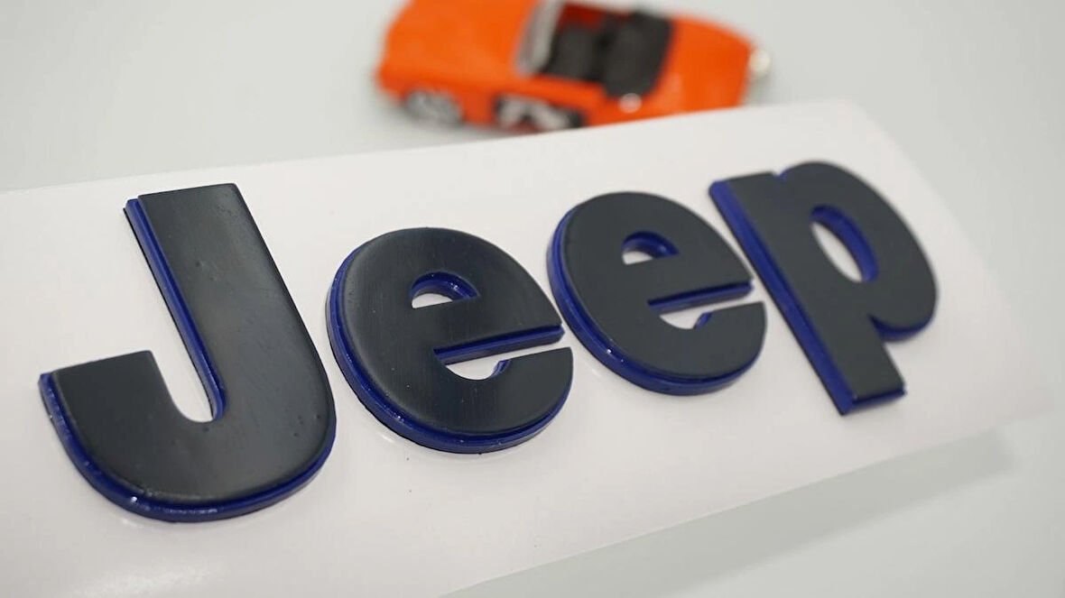 DK Tuning Jeep Wrengler Gladiator Büyük Versiyon Yazı Logo Amblem