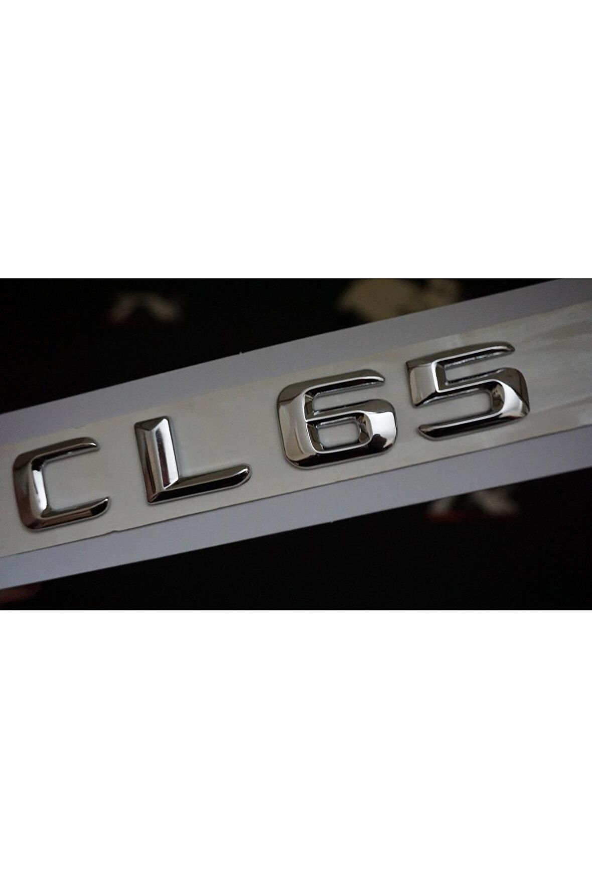 Cl65 Bagaj Krom Metal 3m 3d Yazı Logo