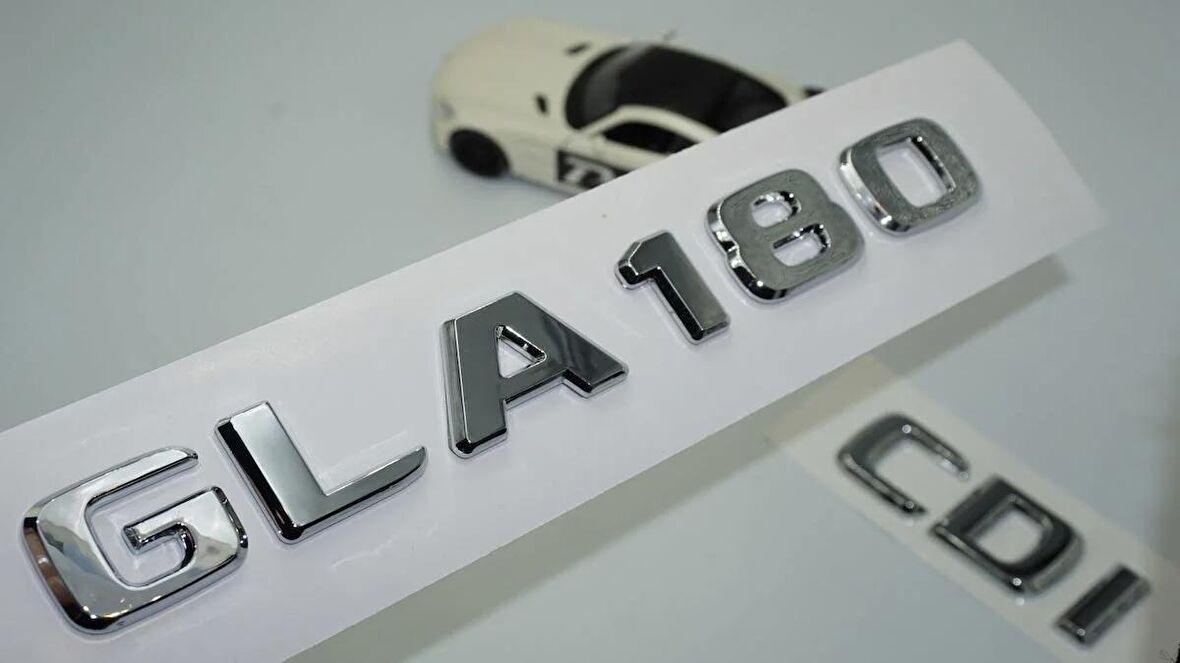 DK Tuning GLA 180 CDi Bagaj Krom ABS Yazı Logo Benz İle Uyumlu