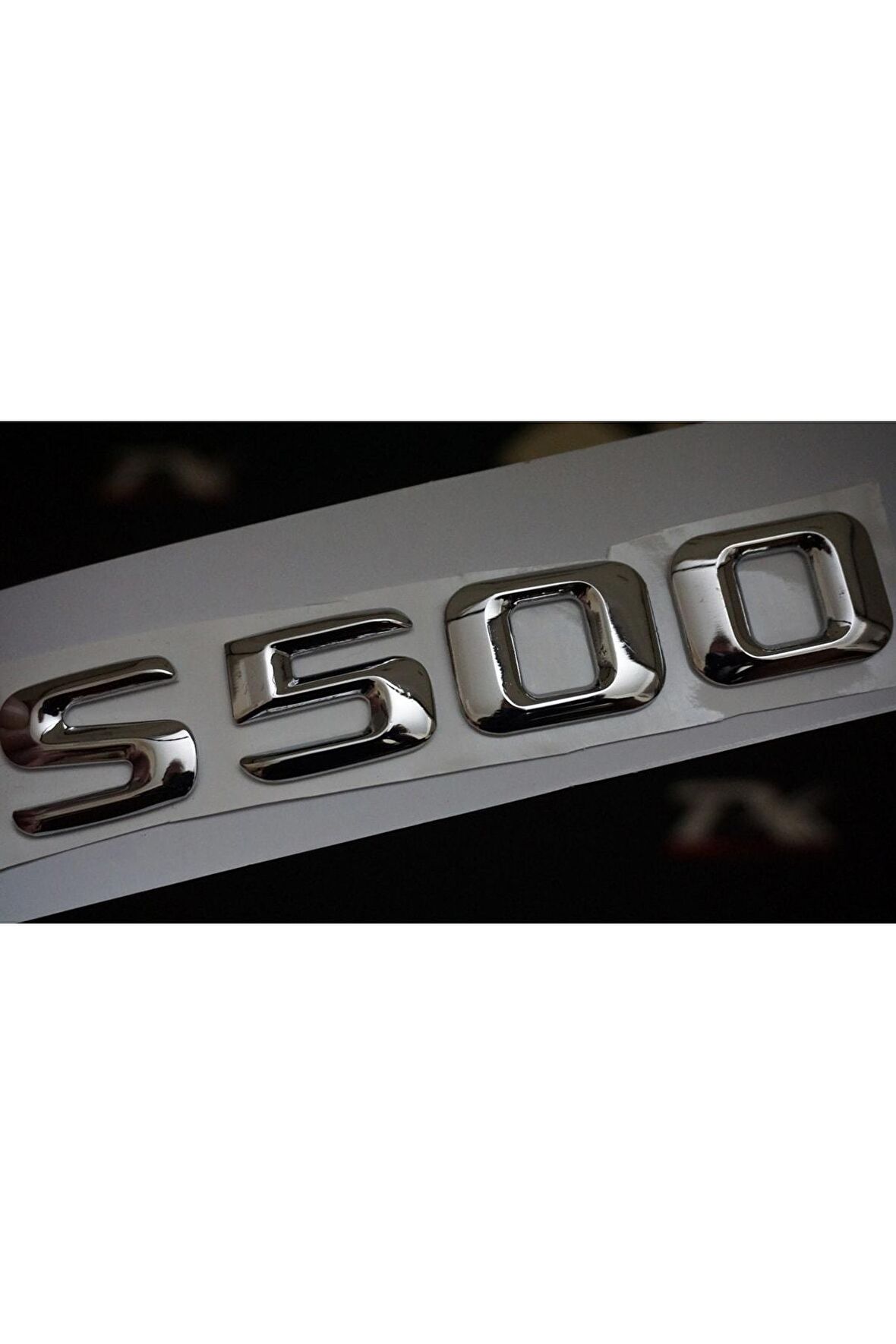 S500 Bagaj Krom Metal 3m 3d Yazı Logo