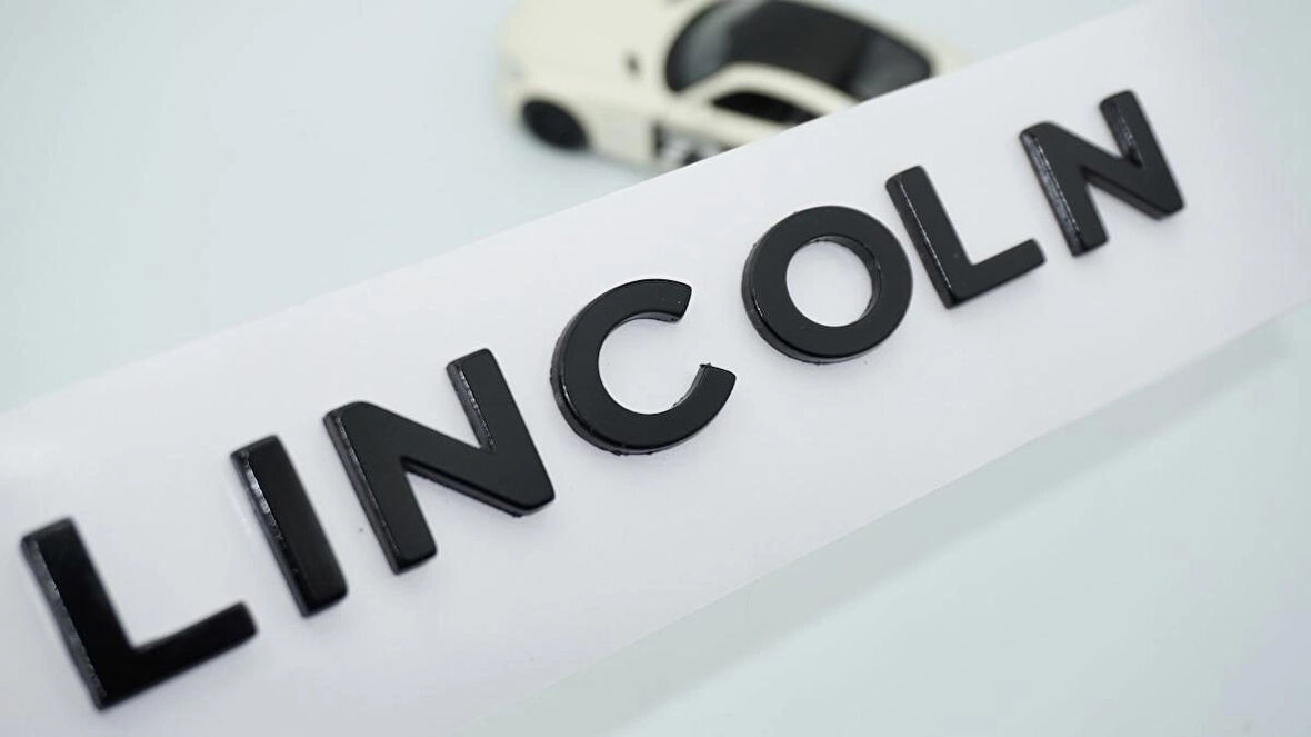 DK Tuning Lincoln SUV Aviator Navigator Bagaj Siyah ABS 3M 3D Yazı Amblem Arma