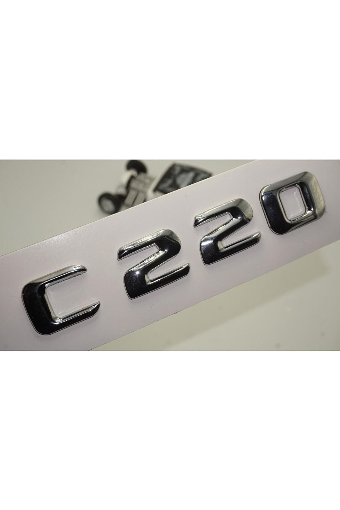 C 220d Bagaj Krom Metal 3m 3d Yazı Logo