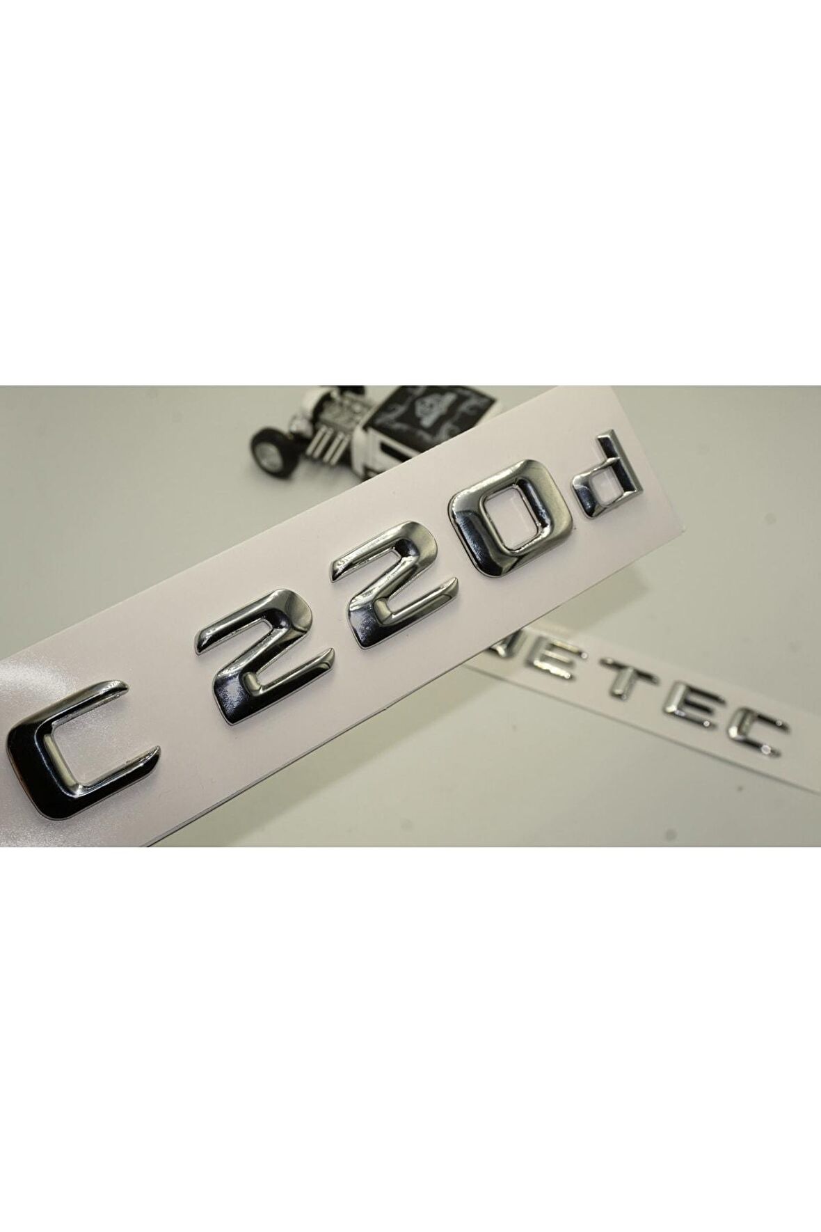 Benz C 220d Bluetec Bagaj Krom Metal 3m 3d Yazı Logo