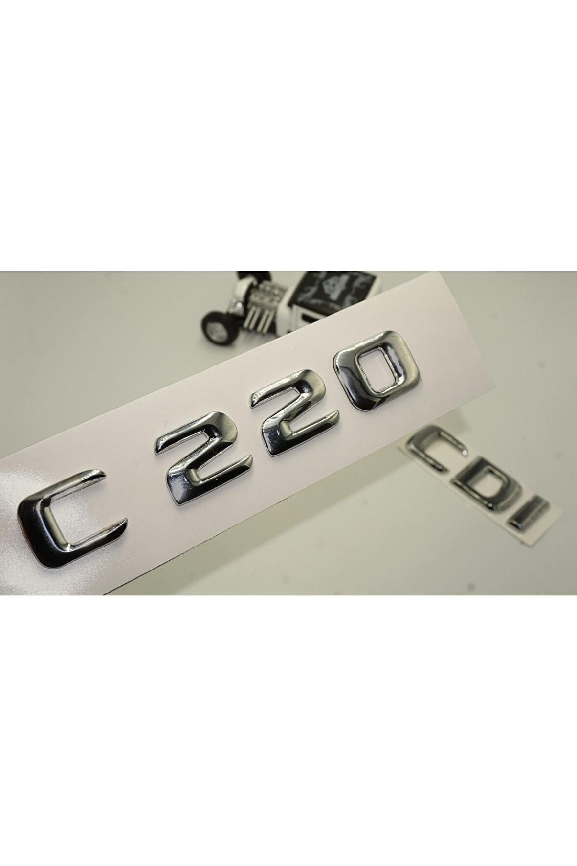 Benz C 220 Cdi Bagaj Krom Metal 3m 3d Yazı Logo