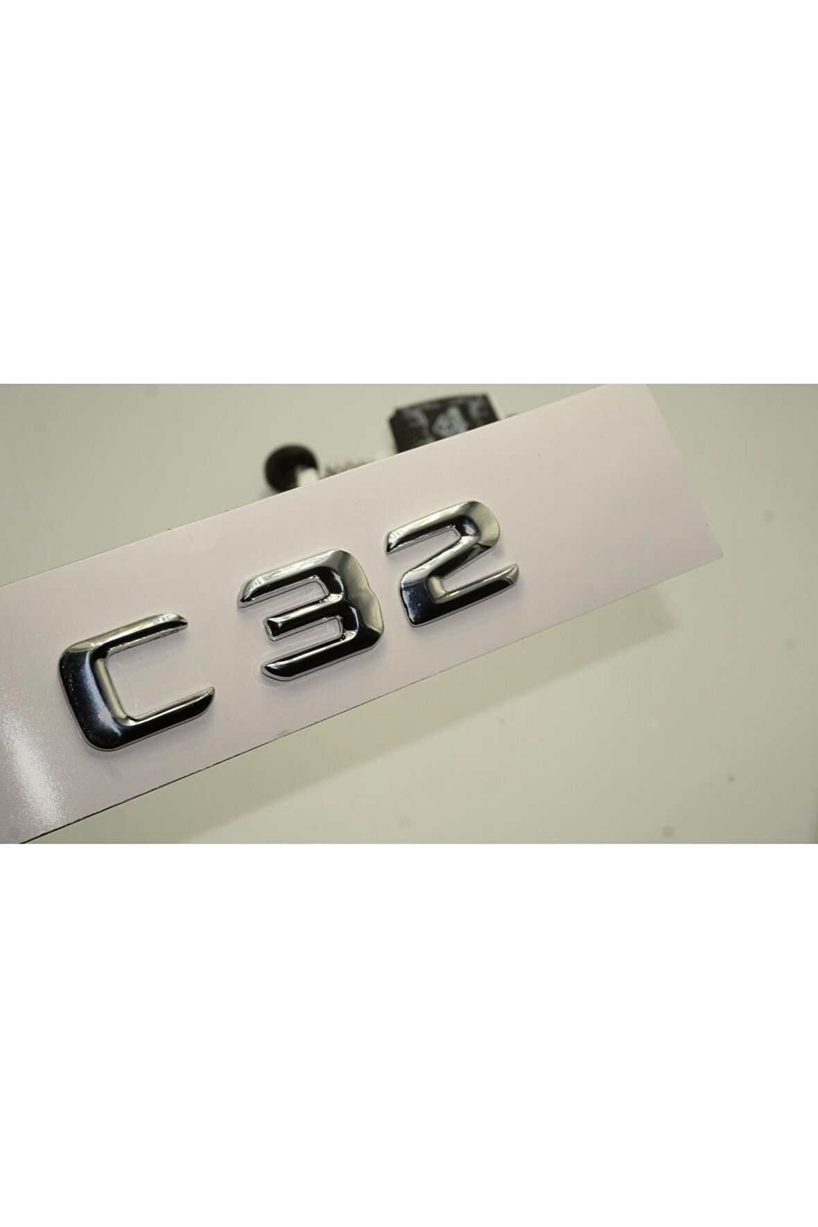 Benz C32 Bagaj Krom Metal 3m 3d Yazı Logo
