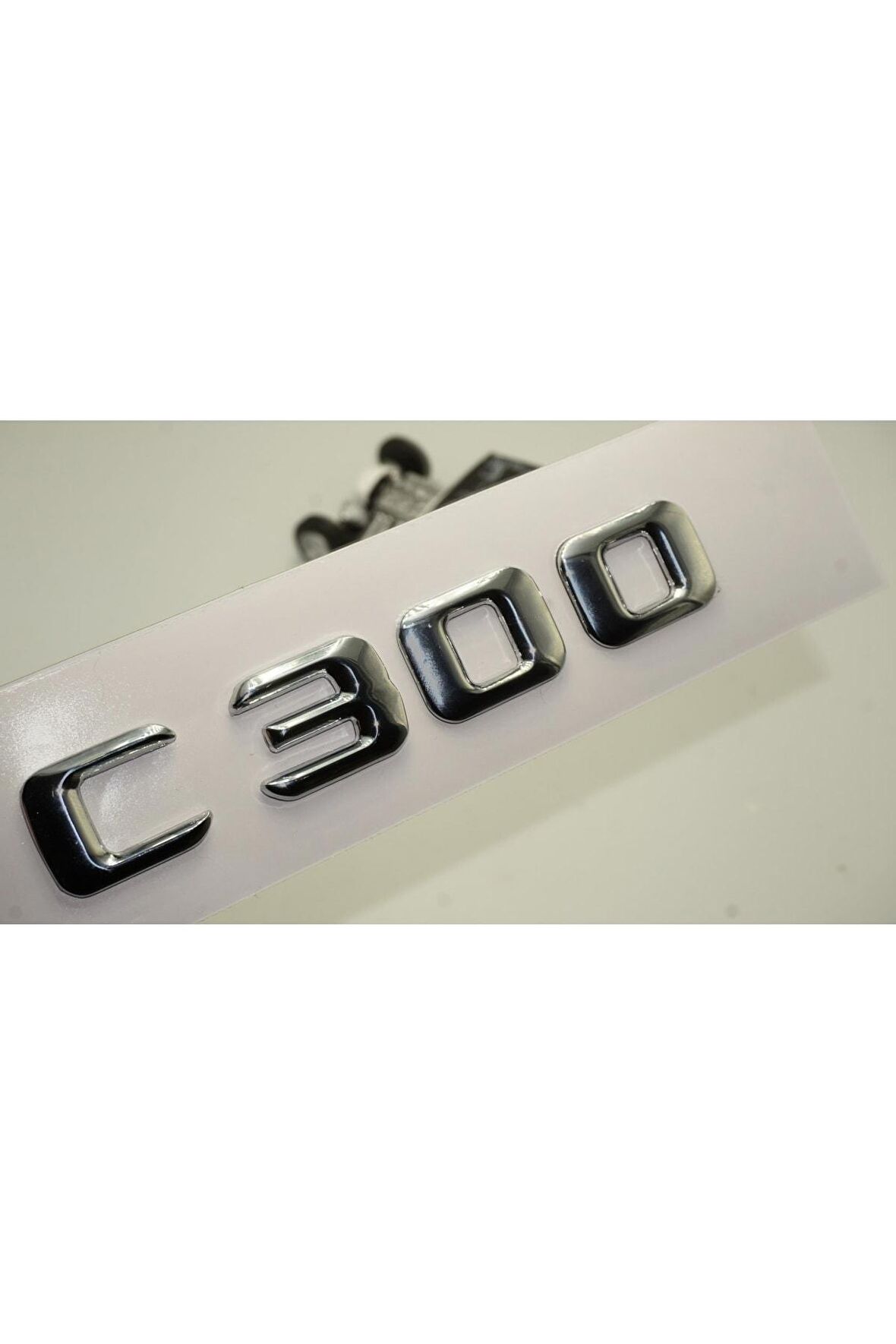Benz C 300 Bagaj Krom Metal 3m 3d Yazı Logo
