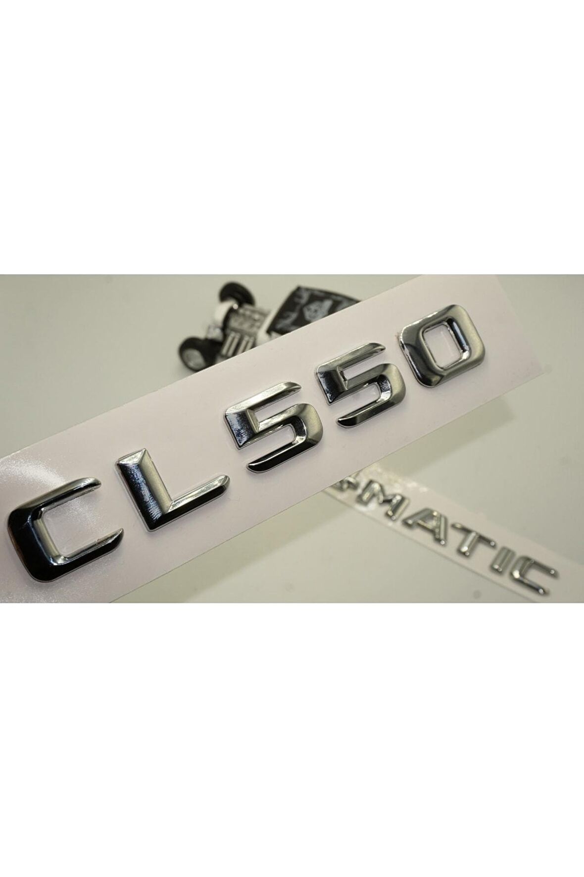 Benz Cl 550 4matic Bagaj Krom Metal 3m 3d Yazı Logo