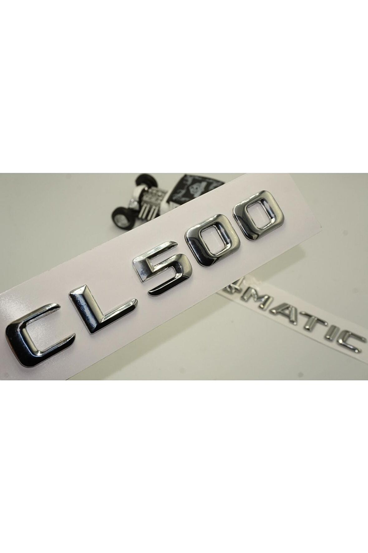 Benz Cl 500 4matic Bagaj Krom Metal 3m 3d Yazı Logo