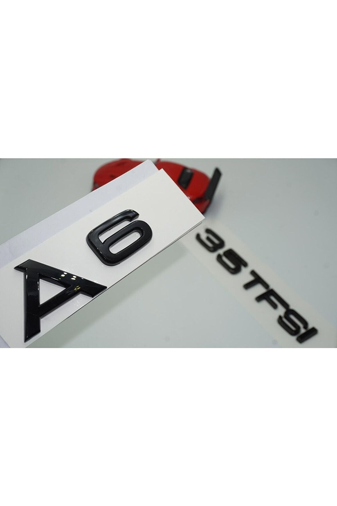 Audi A6 35 Tfsi Parlak Siyah Abs 3m 3d Bagaj Yazı Logo Orjinal Ürün