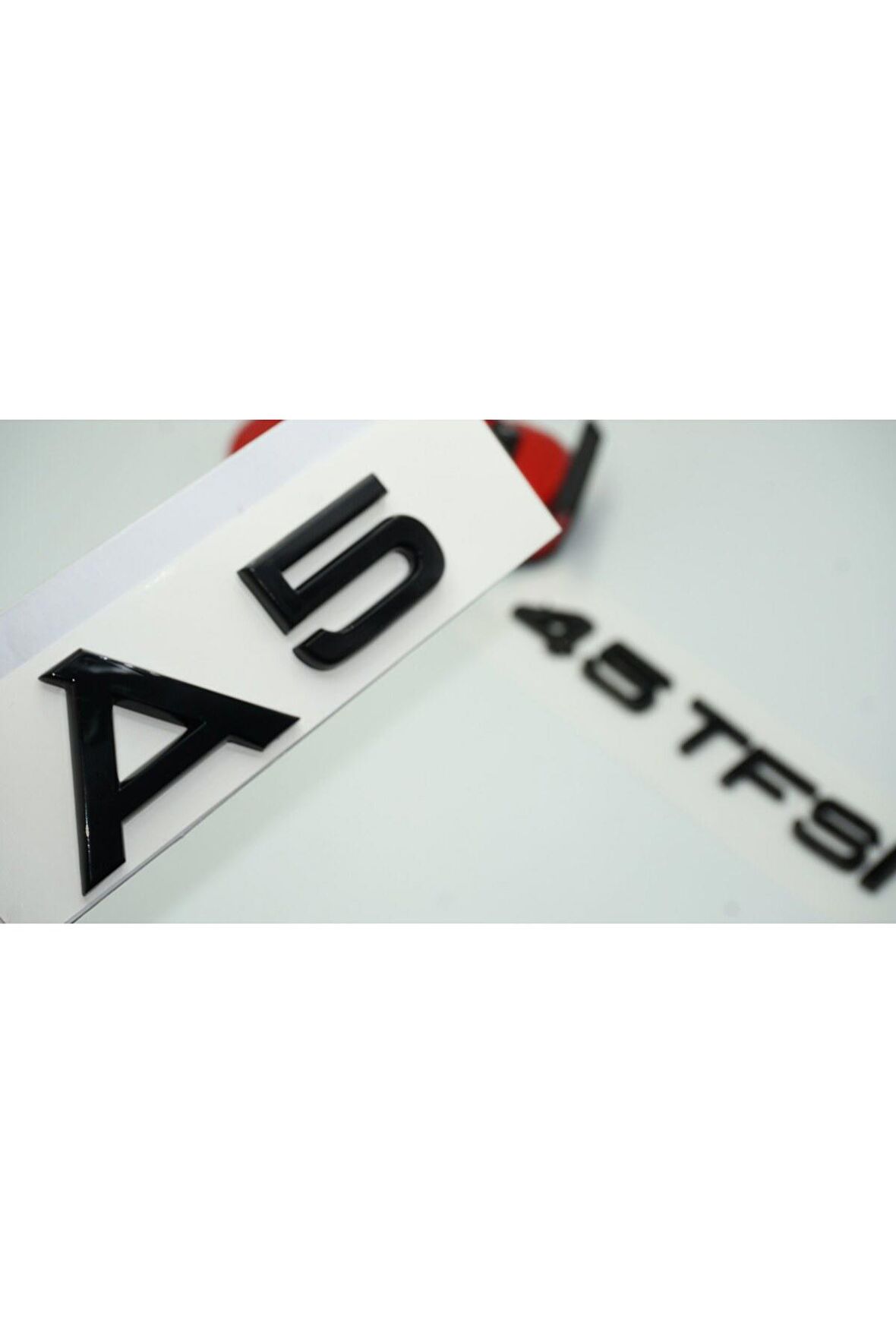 Audi A5 45 TFSi Parlak Siyah ABS 3M 3D Bagaj Yazı Logo Ürün