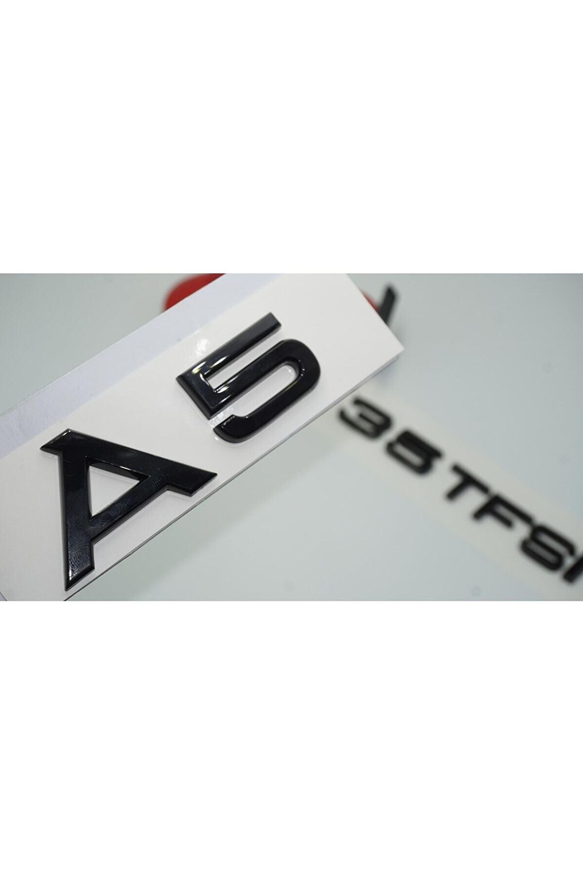 Audi A5 35 Tfsi Parlak Siyah Abs 3m 3d Bagaj Yazı Logo Orjinal Ürün