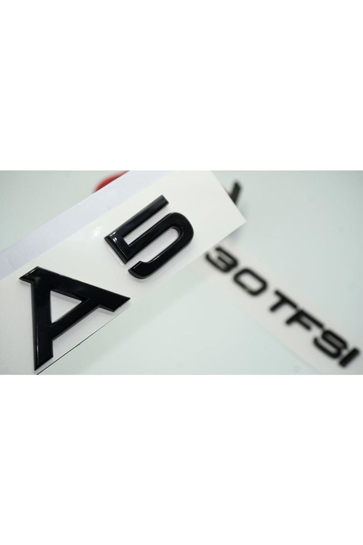 Audi A5 30 Tfsi Parlak Siyah Abs 3m 3d Bagaj Yazı Logo Orjinal Ürün