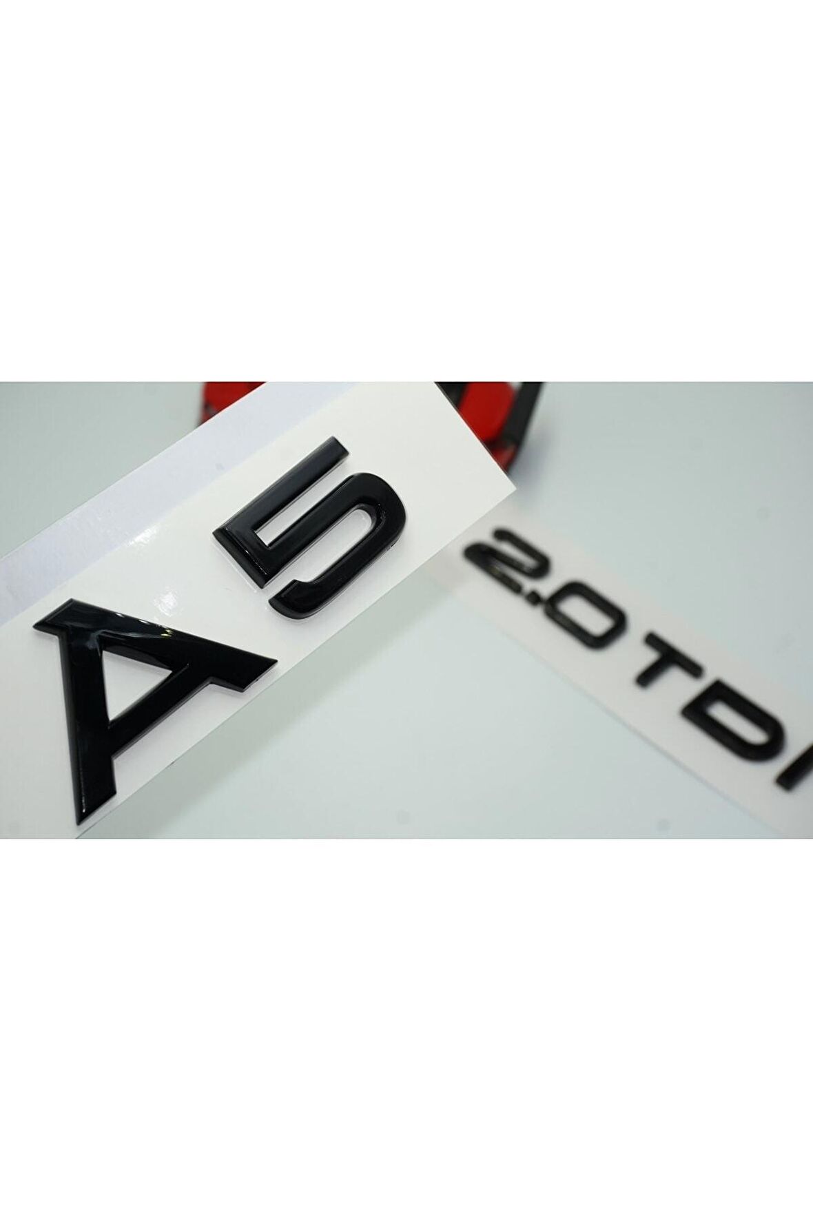 Audi A5 2.0 Tdi Parlak Siyah Abs 3m 3d Bagaj Yazı Logo Orjinal Ürün