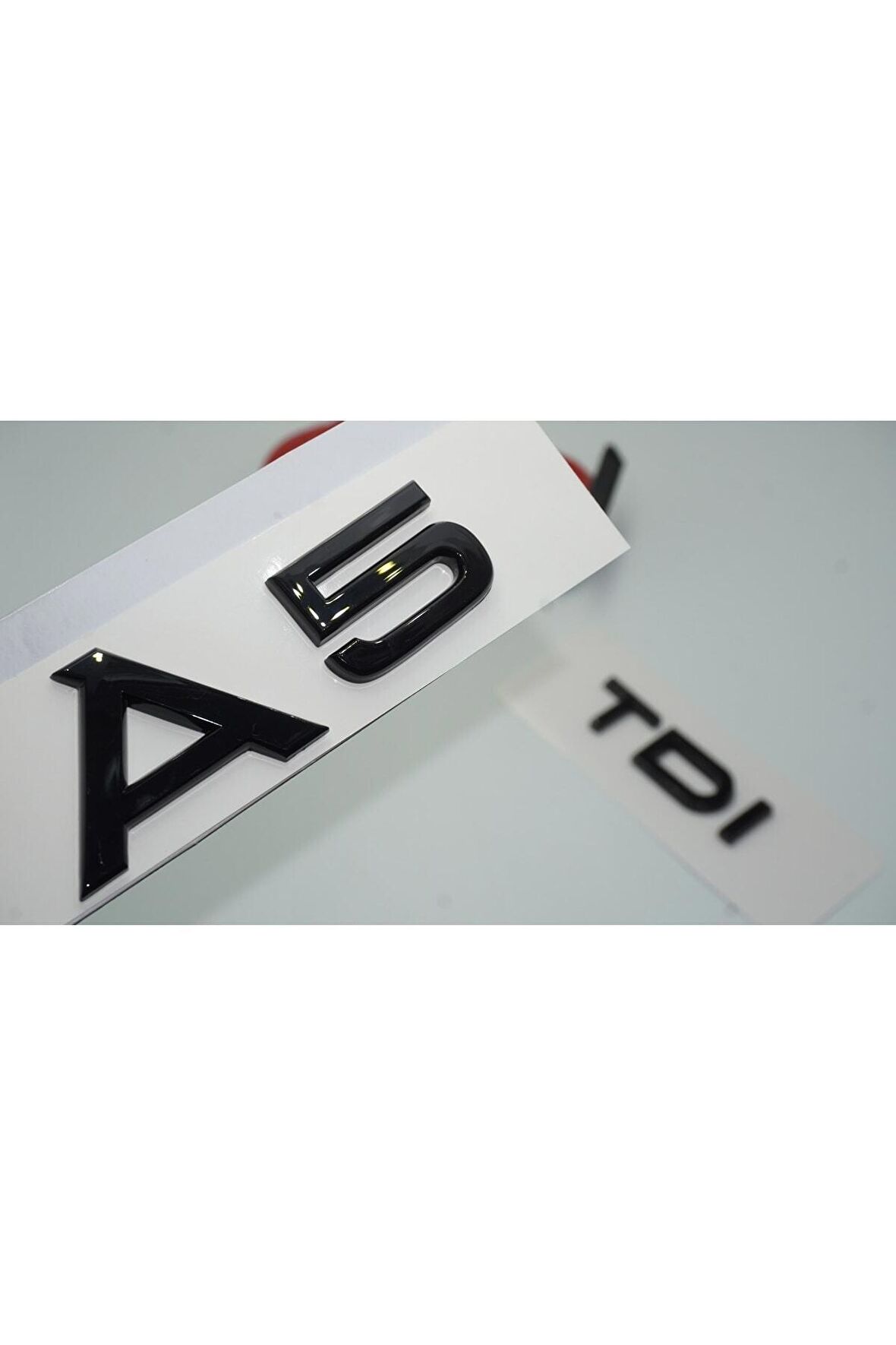 Audi A5 Tdi Parlak Siyah Abs 3m 3d Bagaj Yazı Logo Orjinal Ürün