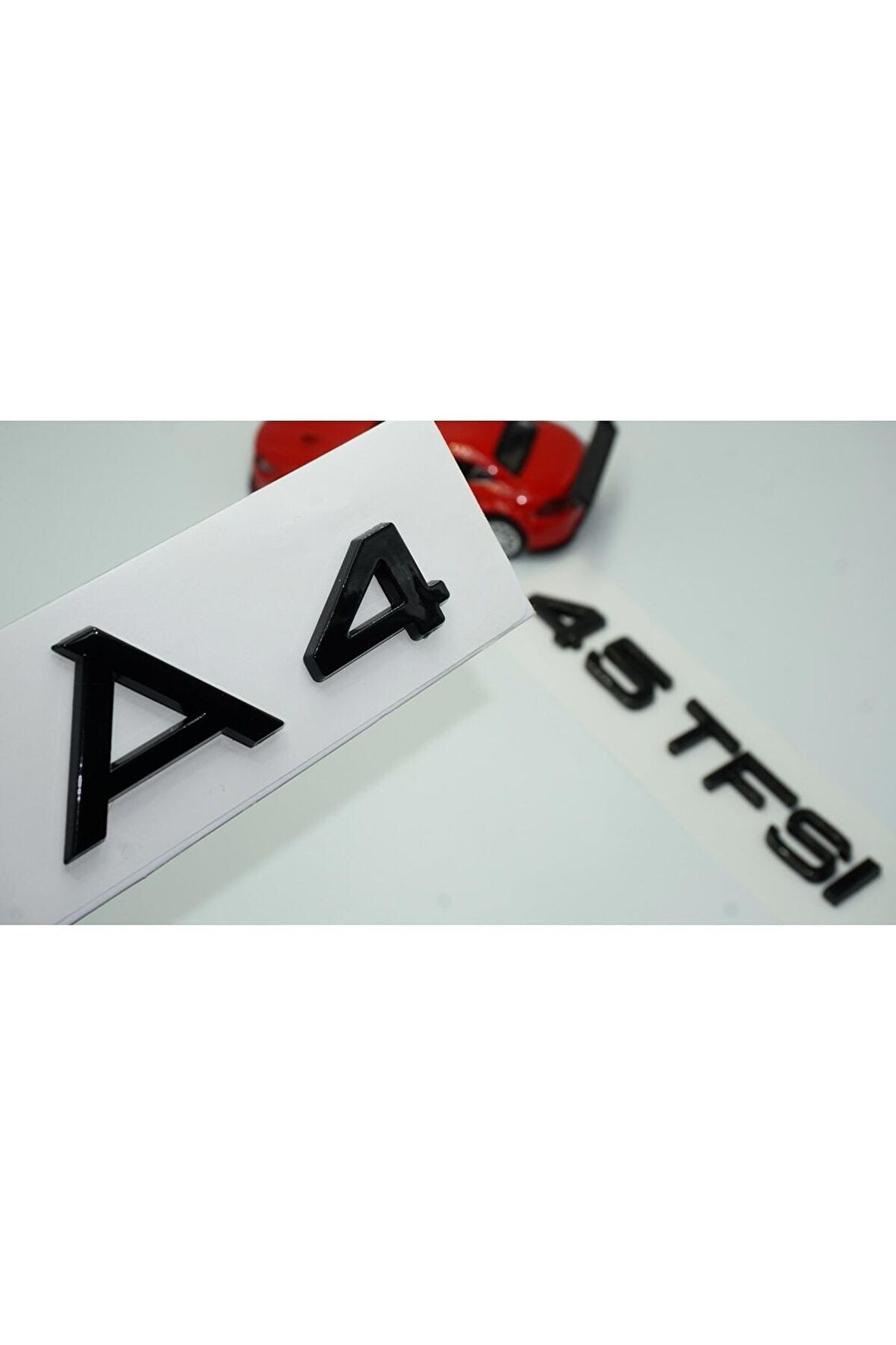 Audi A4 45 Tfsi Parlak Siyah Abs 3m 3d Bagaj Yazı Logo Orjinal Ürün
