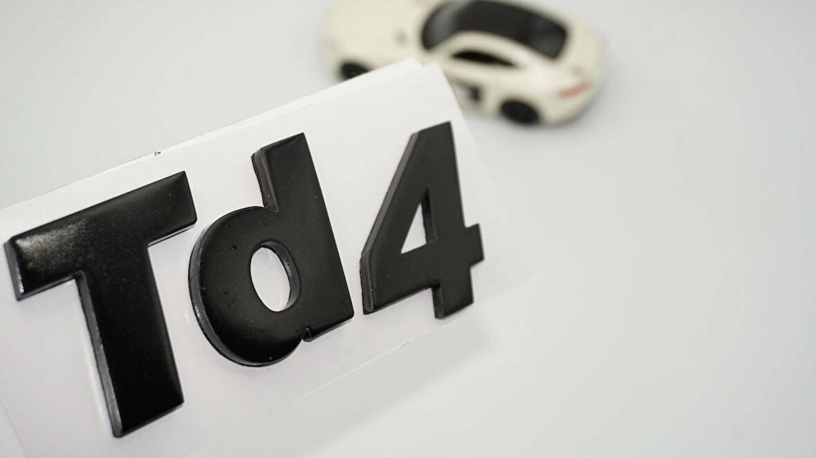 DK Tuning Td4 Freelander 1 Siyah Bagaj Yazı Land Rover İle Uyumlu