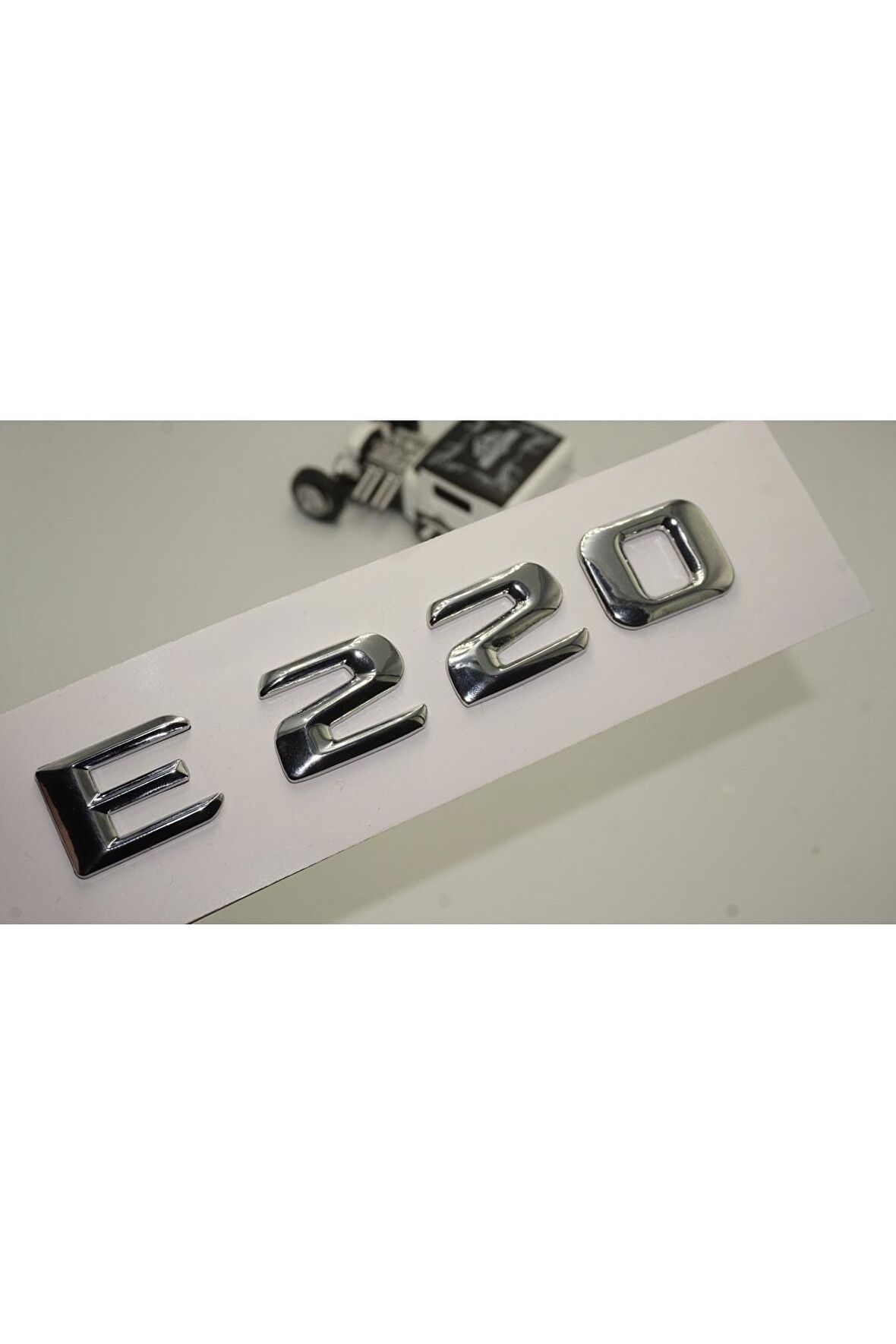 Benz E220 Bagaj Krom Metal 3m 3d Yazı Logo