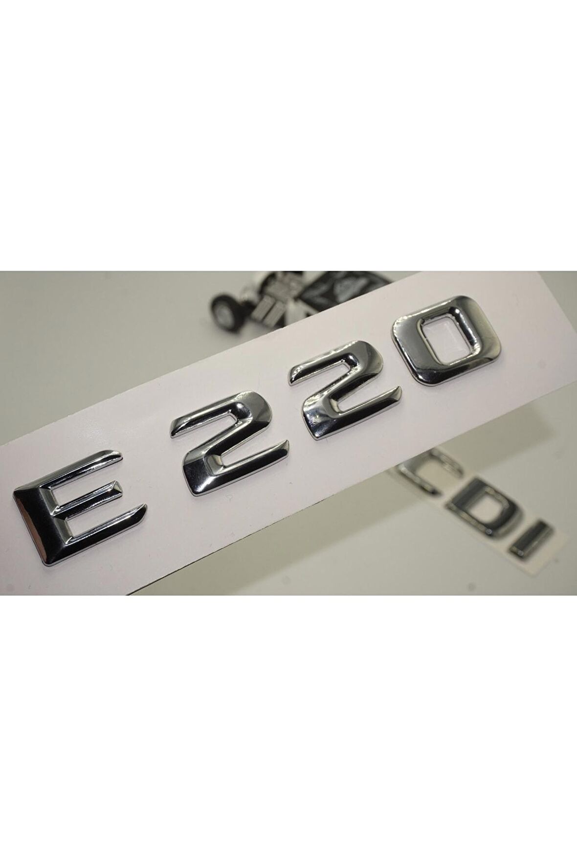 Benz E 220 Cdi Bagaj Krom Metal 3m 3d Yazı Logo