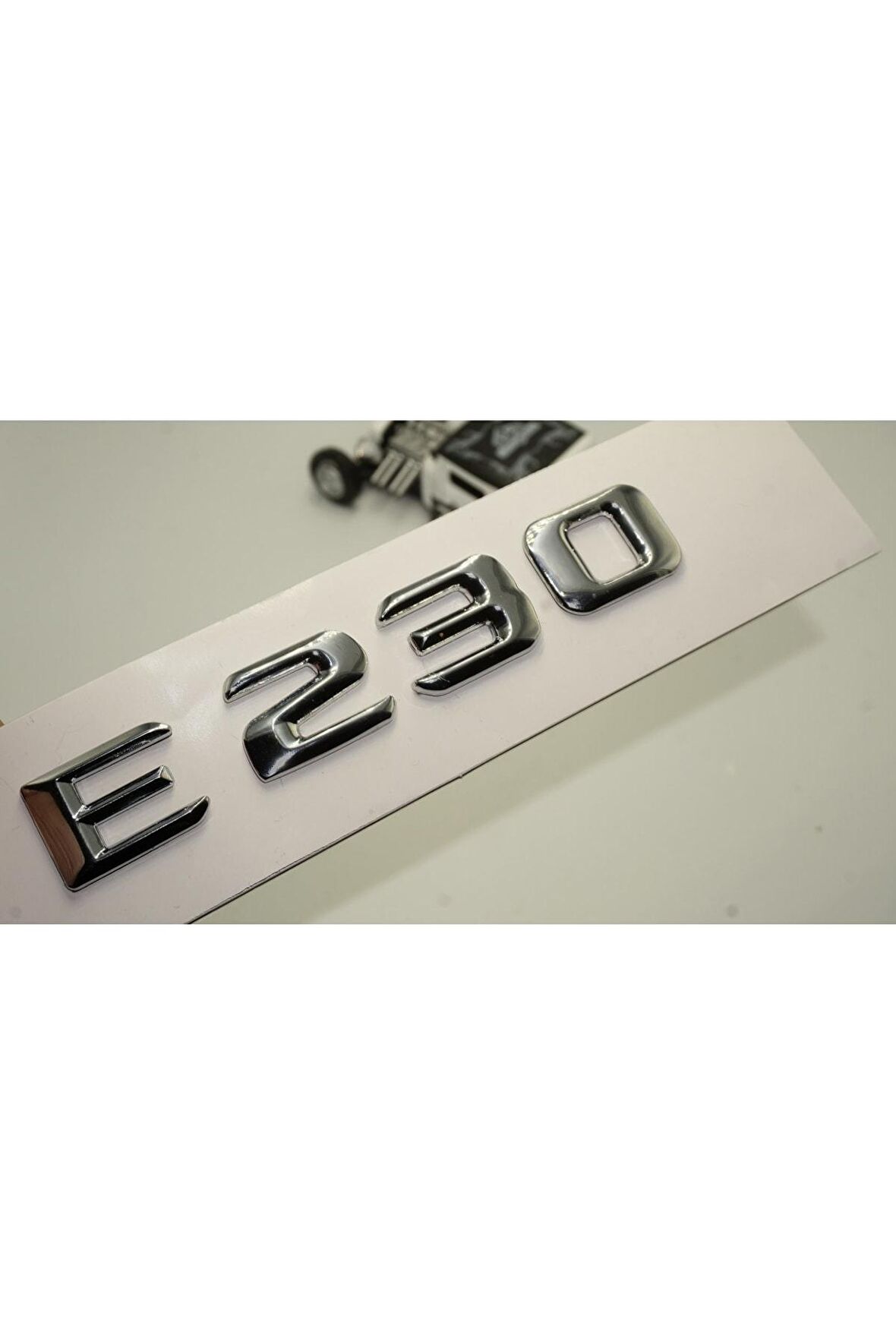 Benz E230 Bagaj Krom Metal 3m 3d Yazı Logo