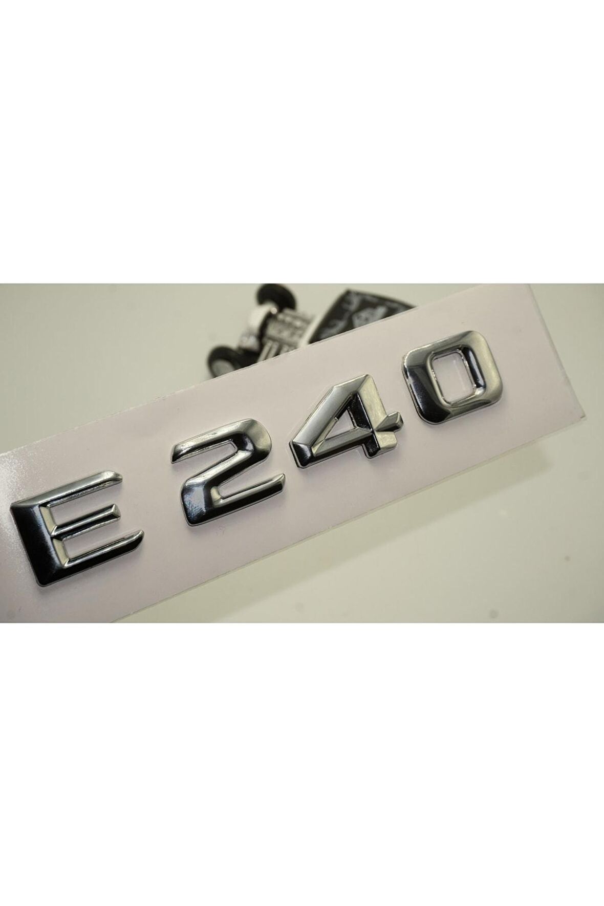 Benz E240 Bagaj Krom Metal 3m 3d Yazı Logo