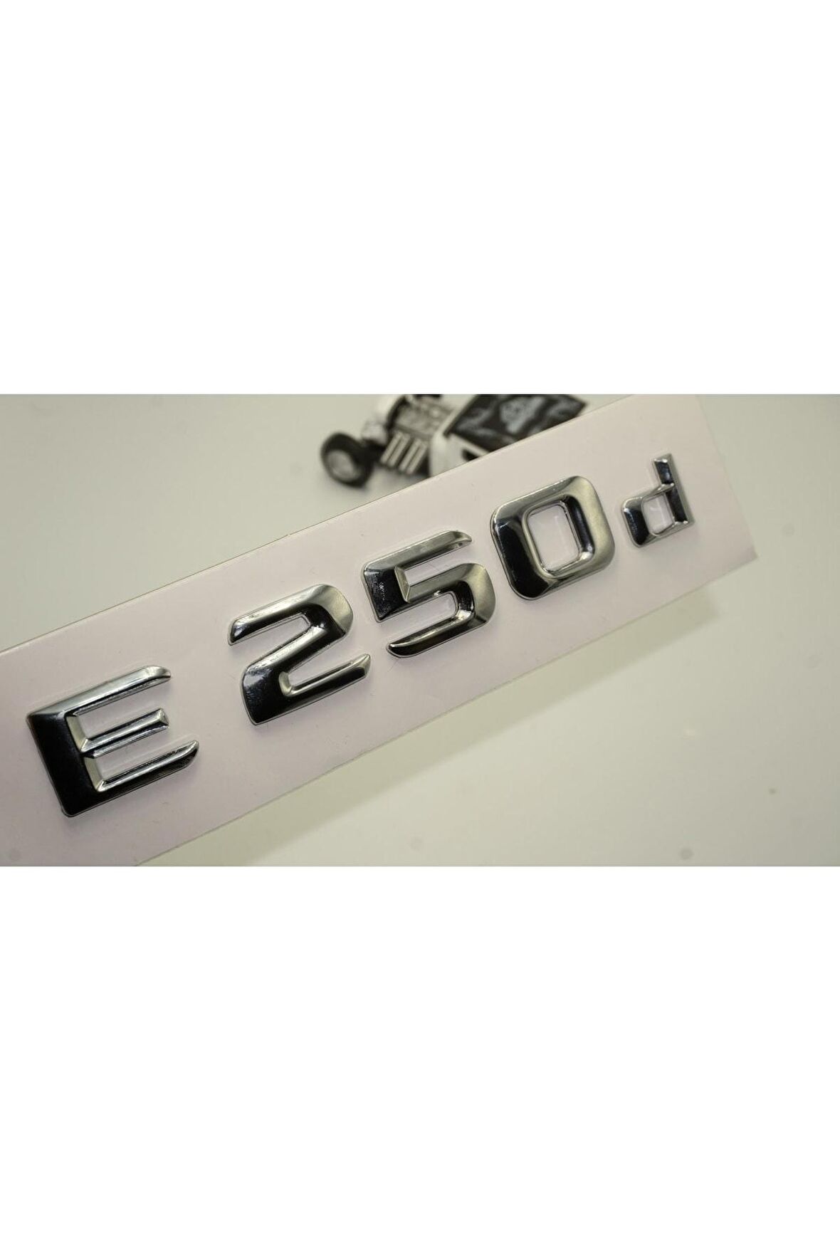 Benz E 250d Bagaj Krom Metal 3m 3d Yazı Logo