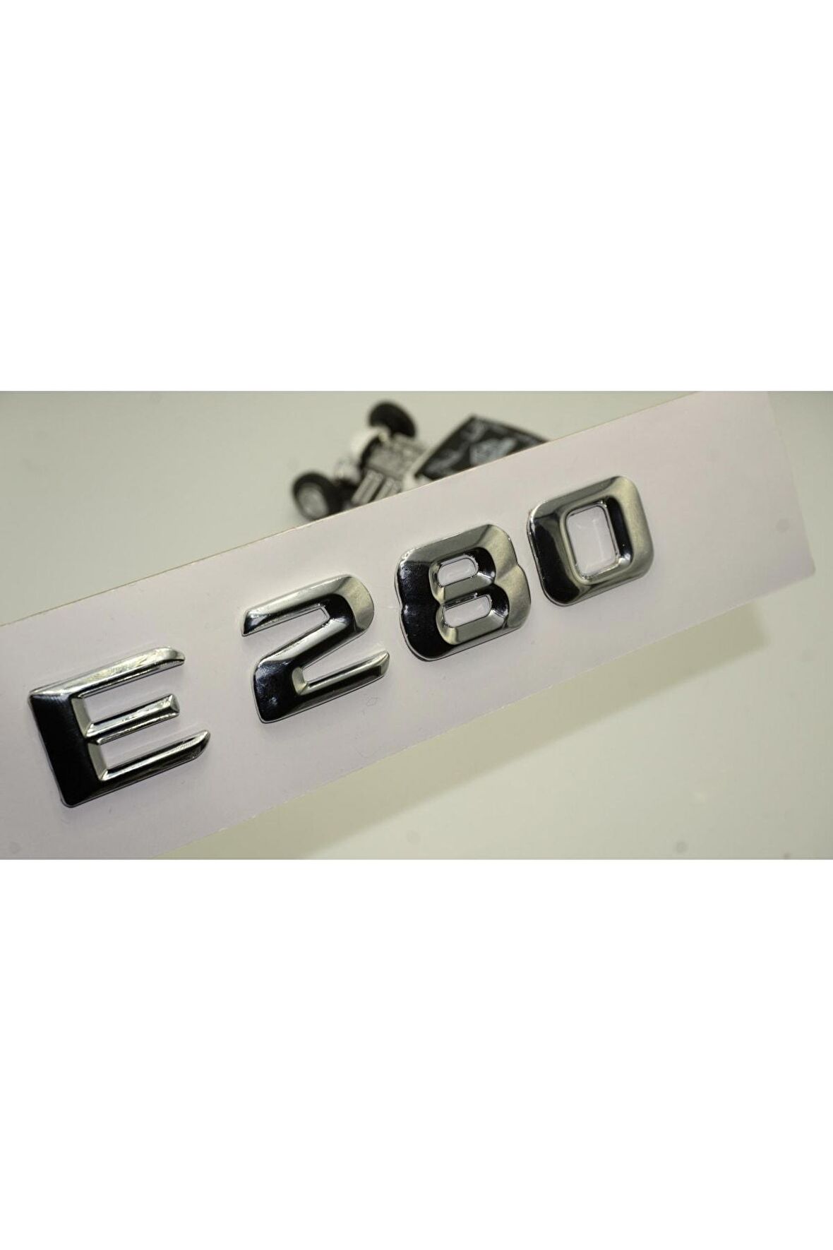 Benz E280 Bagaj Krom Metal 3m 3d Yazı Logo