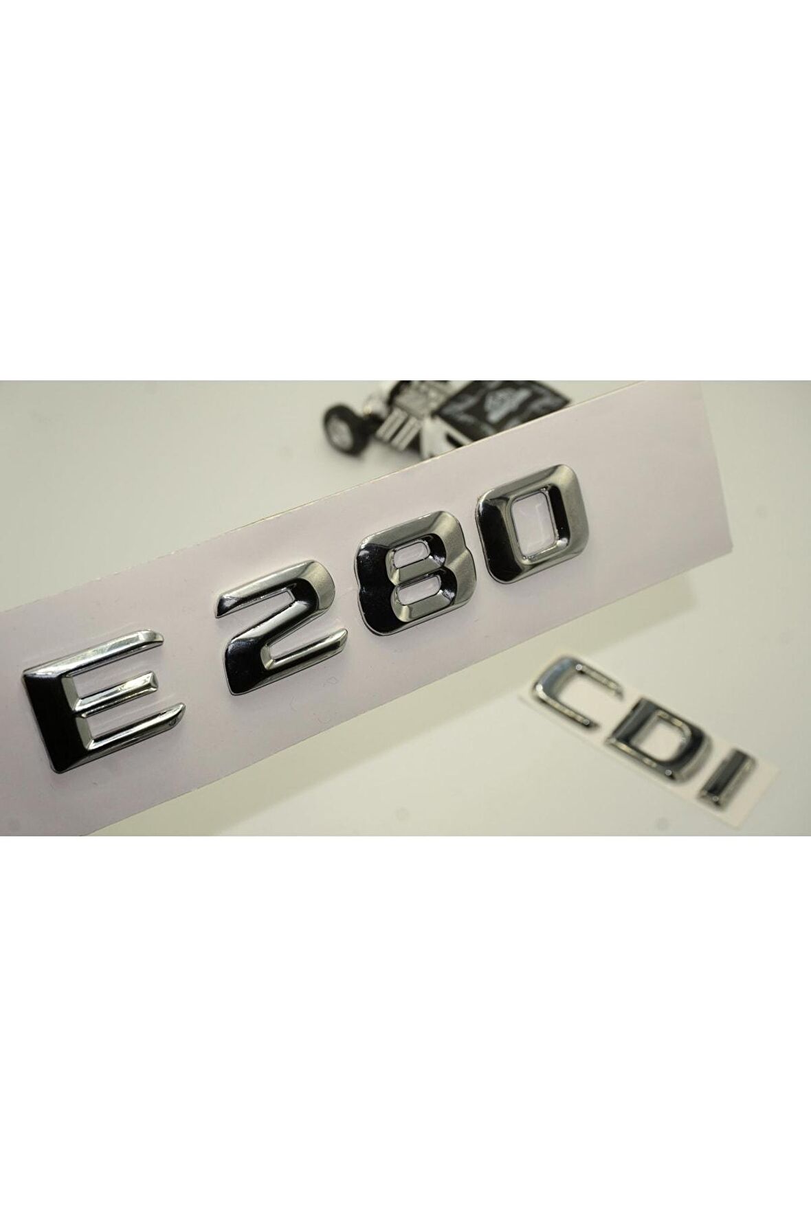 Benz E 280 Cdi Bagaj Krom Metal 3m 3d Yazı Logo
