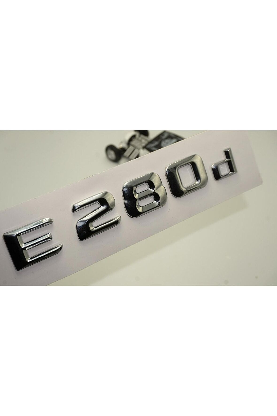 Benz E 280d Bagaj Krom Metal 3m 3d Yazı Logo