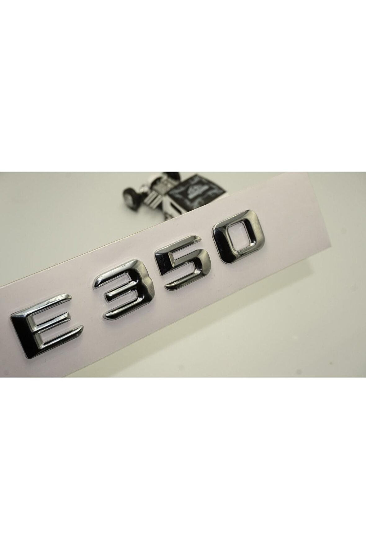 Benz E350 Bagaj Krom Metal 3m 3d Yazı Logo