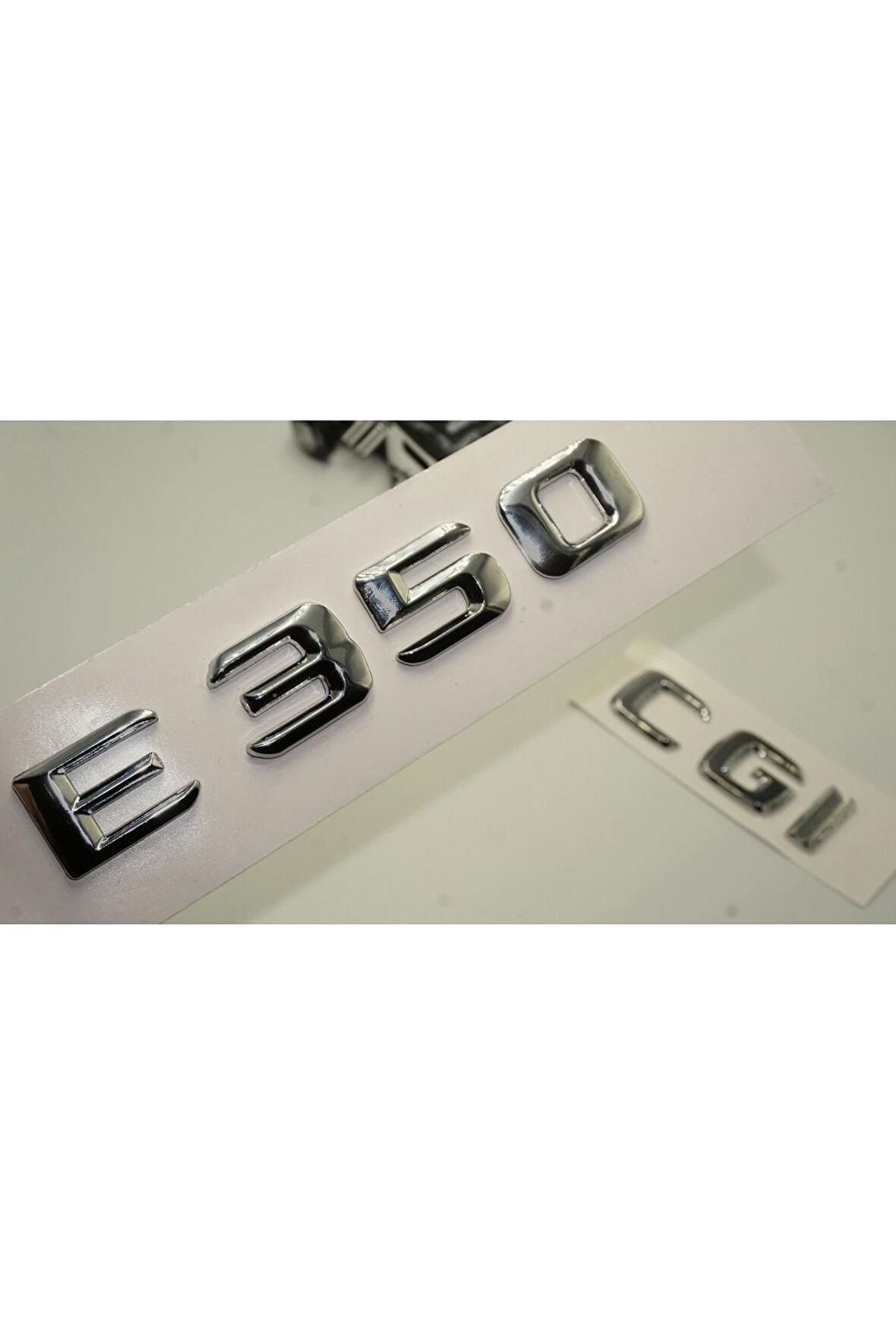 Benz E 350 Cgi Bagaj Krom Metal 3m 3d Yazı Logo