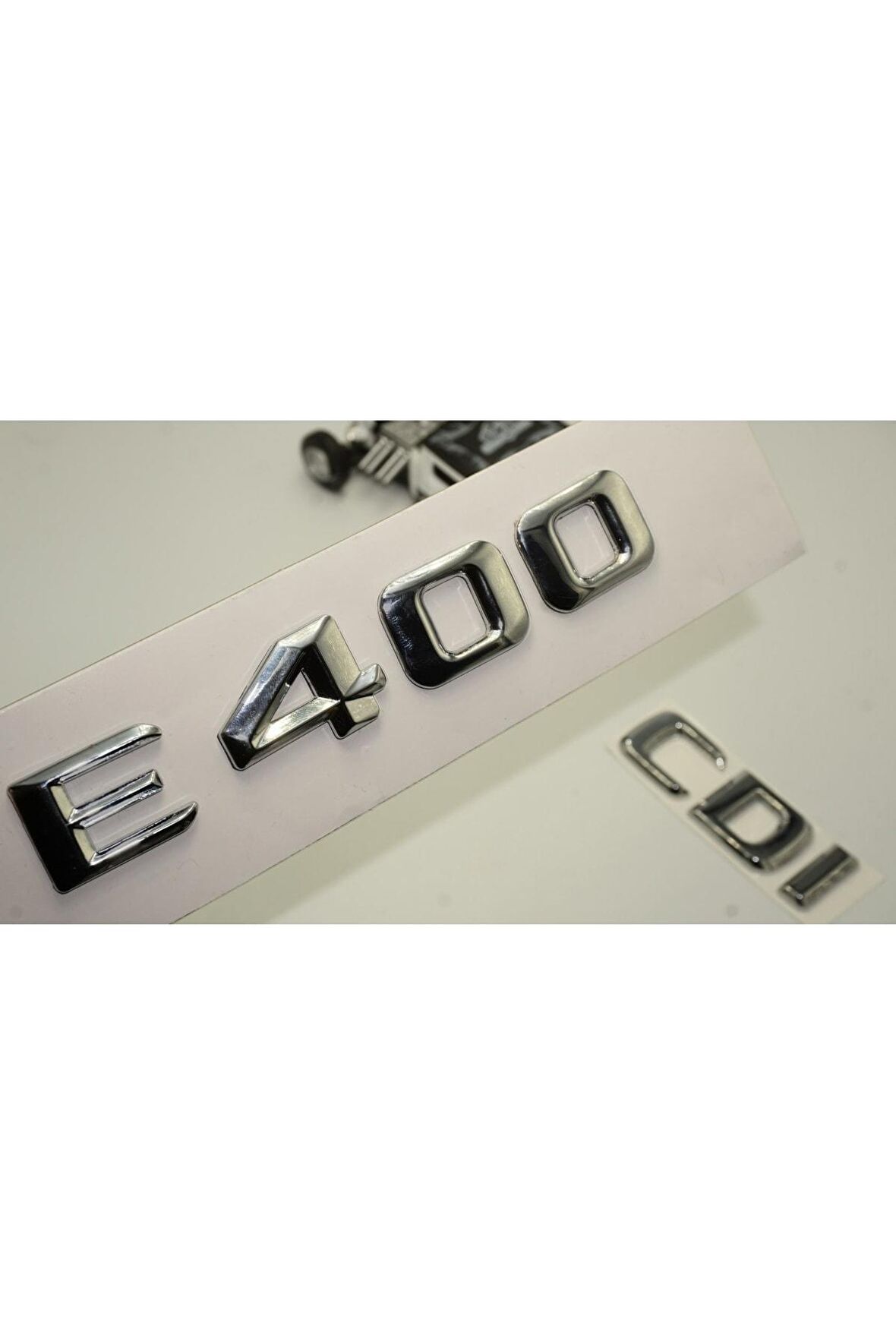 Benz E 400 Cdi Bagaj Krom Metal 3m 3d Yazı Logo