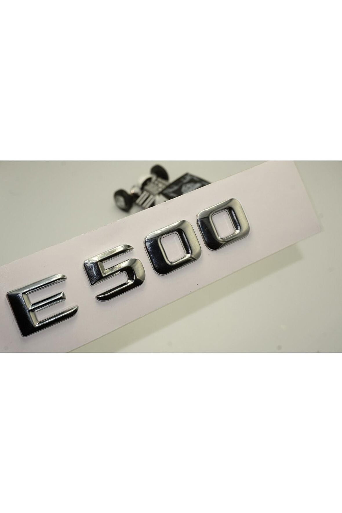 Benz E500 Bagaj Krom Metal 3m 3d Yazı Logo