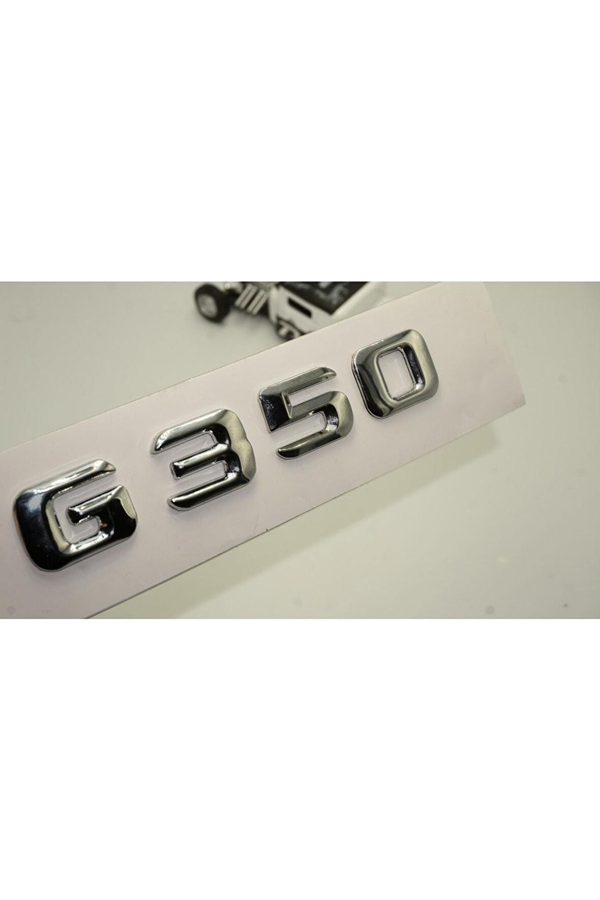 Benz G350 Bagaj Krom Metal 3m 3d Yazı Logo