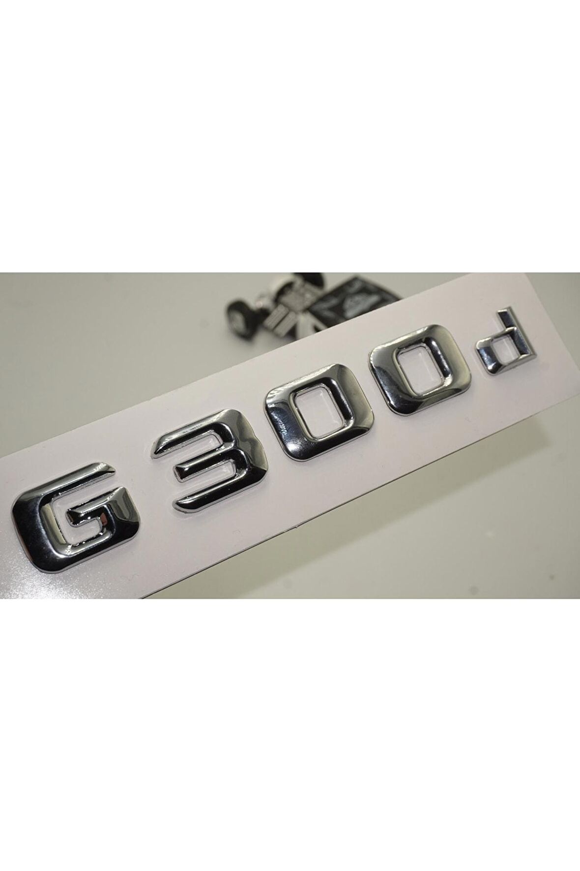 Benz G 300d Bagaj Krom Metal 3m 3d Yazı Logo