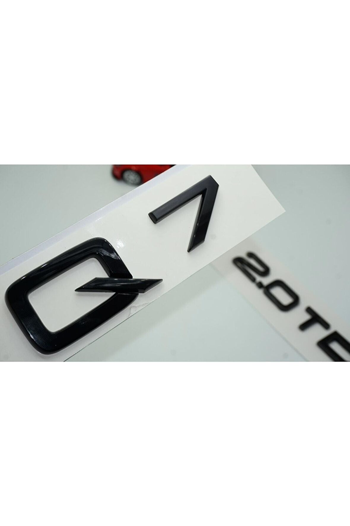 Audi Q7 2.0 Tdi Parlak Siyah Abs 3m 3d Bagaj Yazı Logo Orjinal Ürün