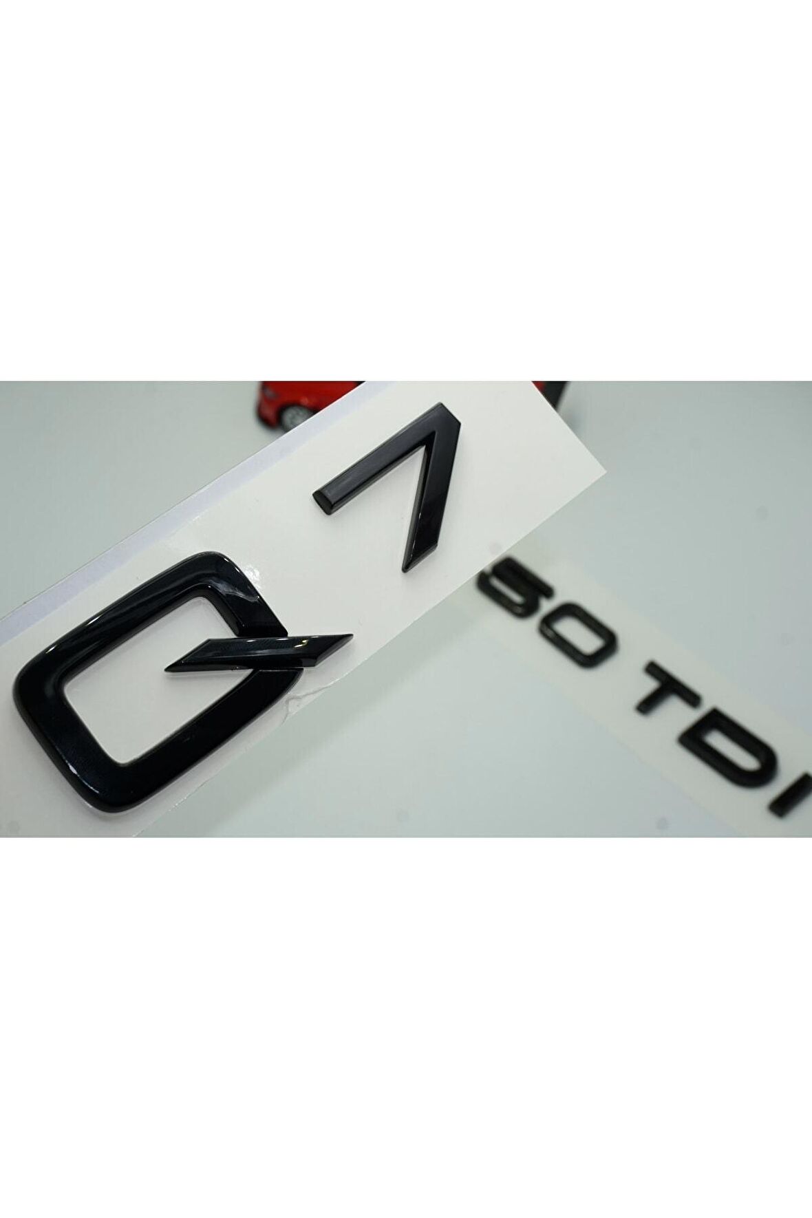 Audi Q7 50 Tdi Parlak Siyah Abs 3m 3d Bagaj Yazı Logo Orjinal Ürün