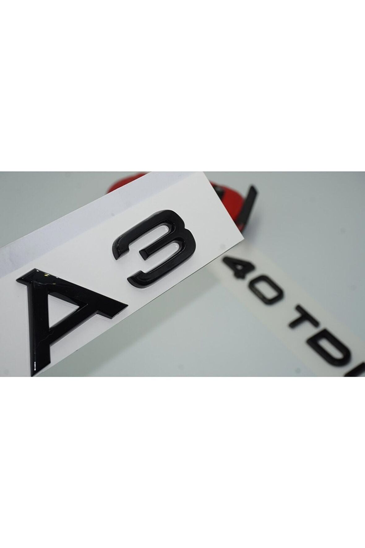 Audi A3 40 Tdi Parlak Siyah Abs 3m 3d Bagaj Yazı Logo Orjinal Ürün