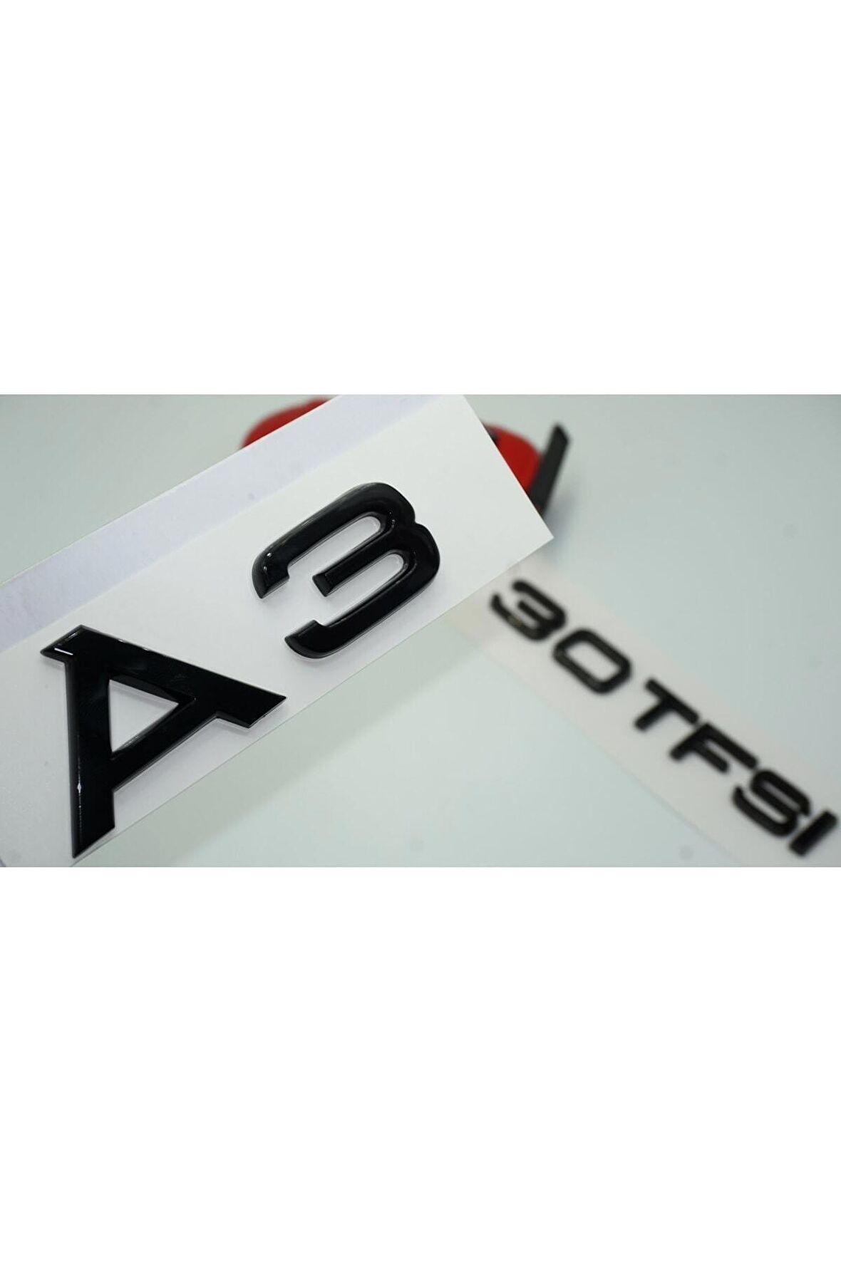 Audi A3 30 Tfsi Parlak Siyah Abs 3m 3d Bagaj Yazı Logo Orjinal Ürün