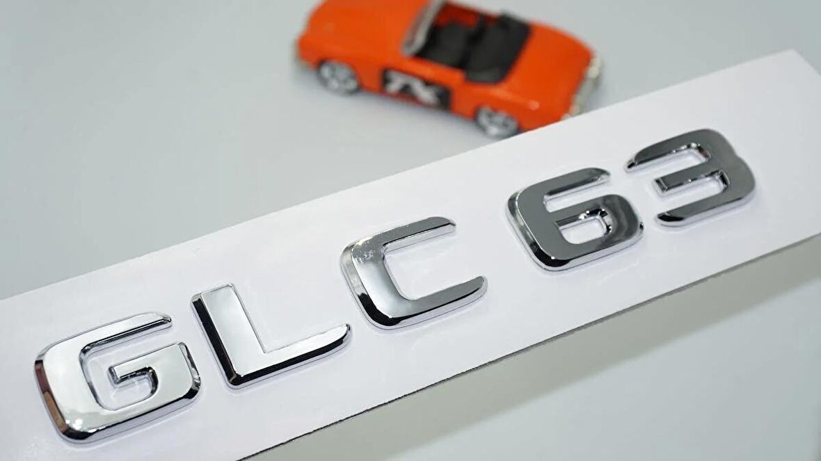 DK Tuning GLC 63 Bagaj Krom ABS Yazı Logo Benz İle Uyumlu