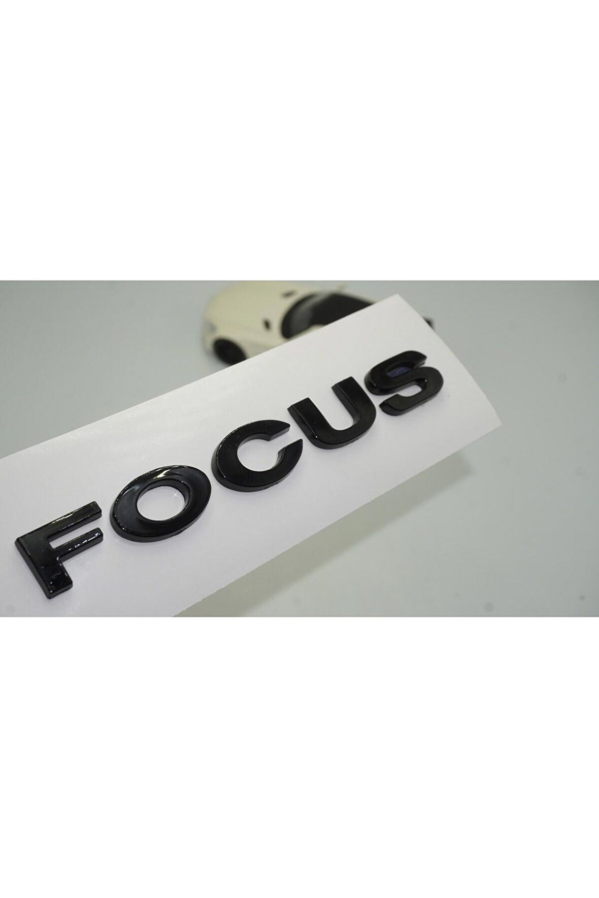 DK Focus Yeni Model Bagaj 3M 3D Uyumlu Siyah ABS Logo Amblem